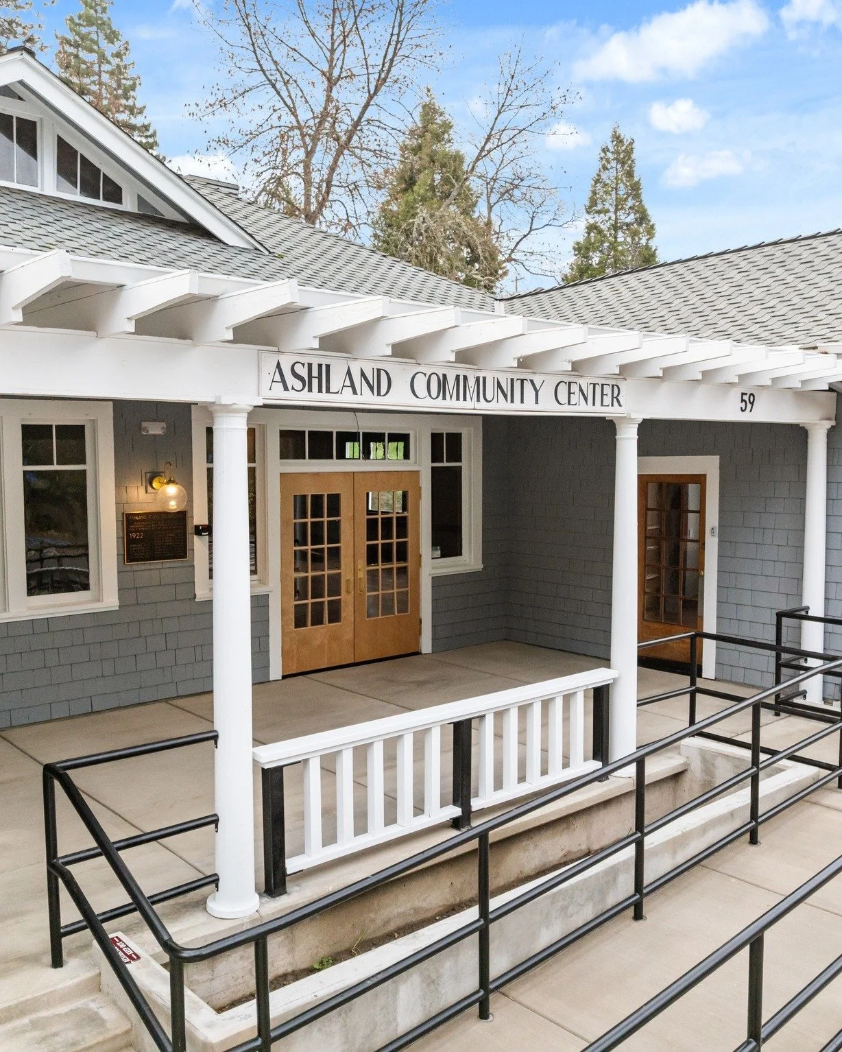 After more than a year of dedicated effort, we are proud to return Ashland&rsquo;s beloved, historic Community Center and Pioneer Hall to the community. 

Midway through the process, this project evolved to better serve community needs, ultimately in