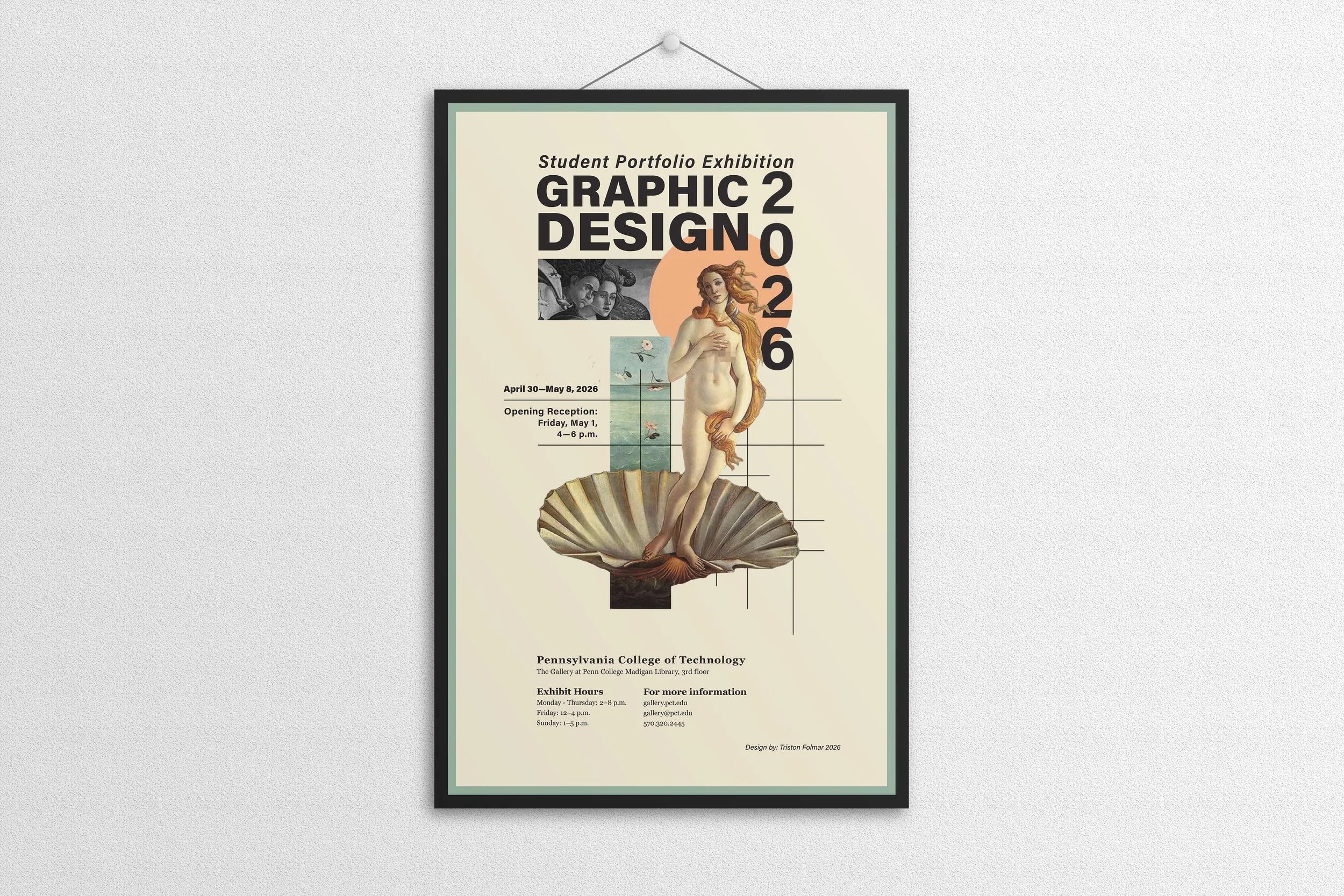 Pennsylvania College of Technology 2026 Senior Exhibition Poster