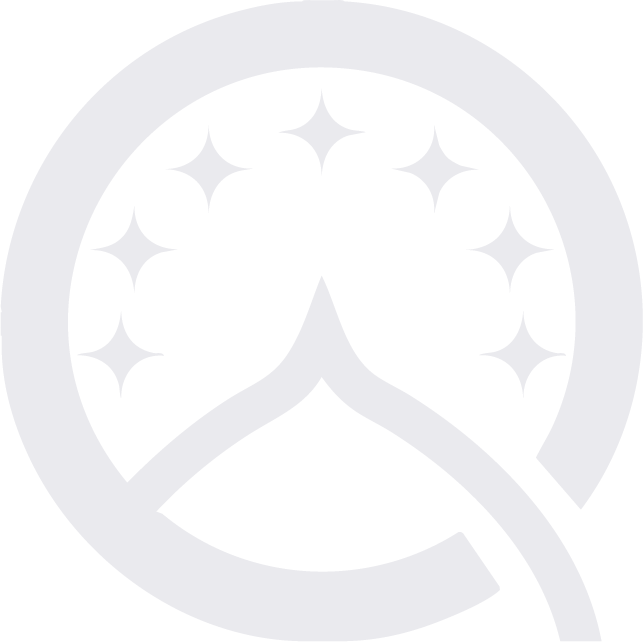 A logo featuring a stylized tree with shining stars around it, encircled by a ring, representing environmental or ecological themes.