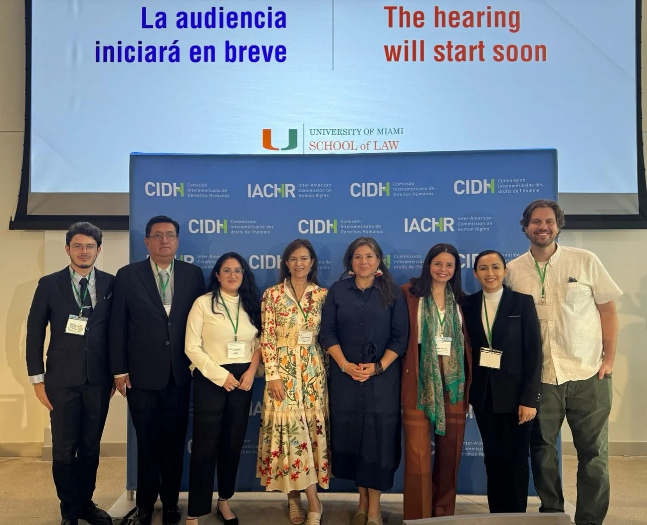 Hoy participamos en la audiencia p&uacute;blica &ldquo;Ecuador: personas afectadas por el cierre de la Fundaci&oacute;n Pachamama&rdquo; ante la CIDH, durante su 194&deg; Per&iacute;odo de Sesiones en Miami, junto al Centro por la Justicia y el Derec