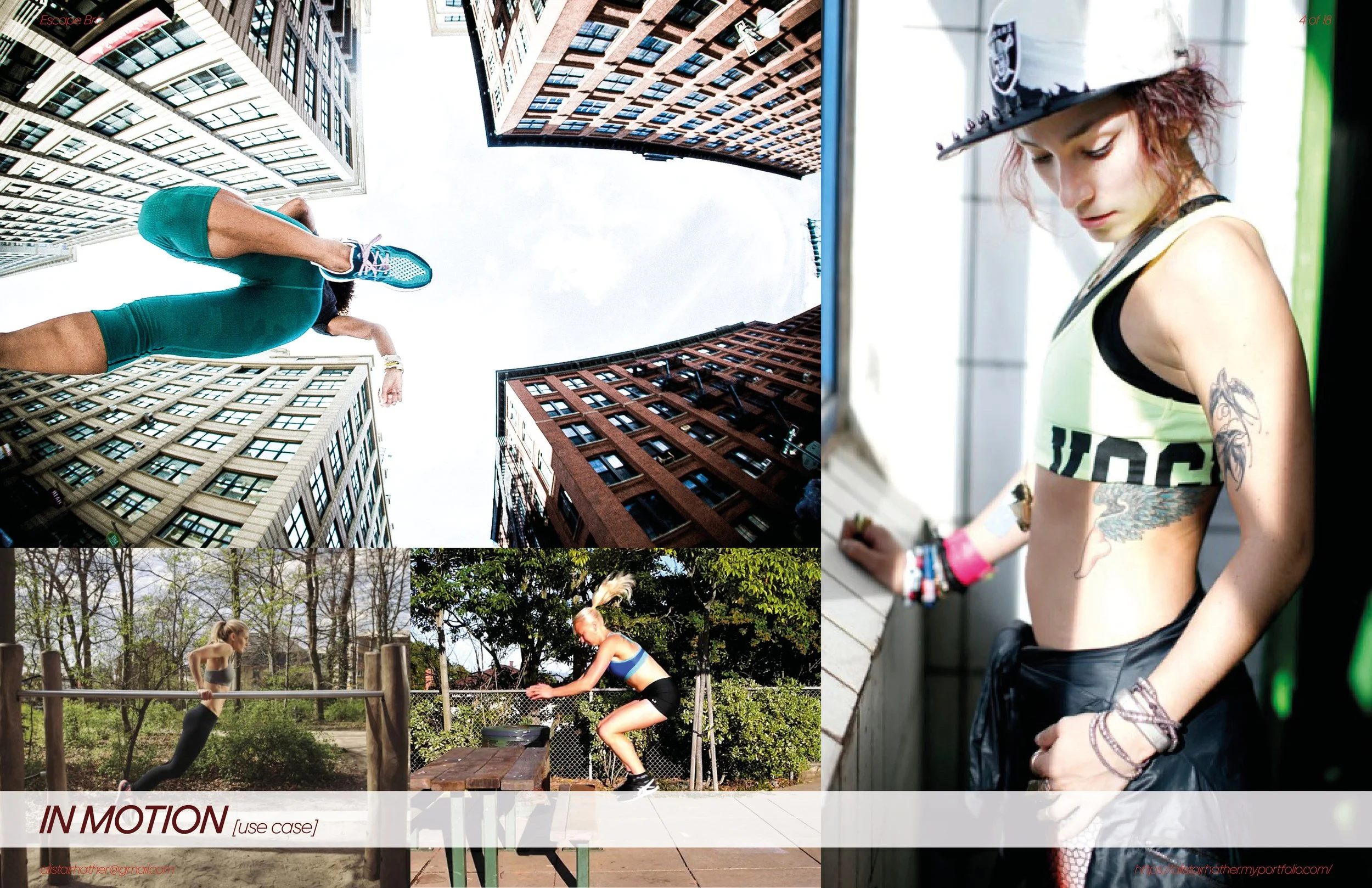 Consumer in Action, Moodboard, action images - Design Direction