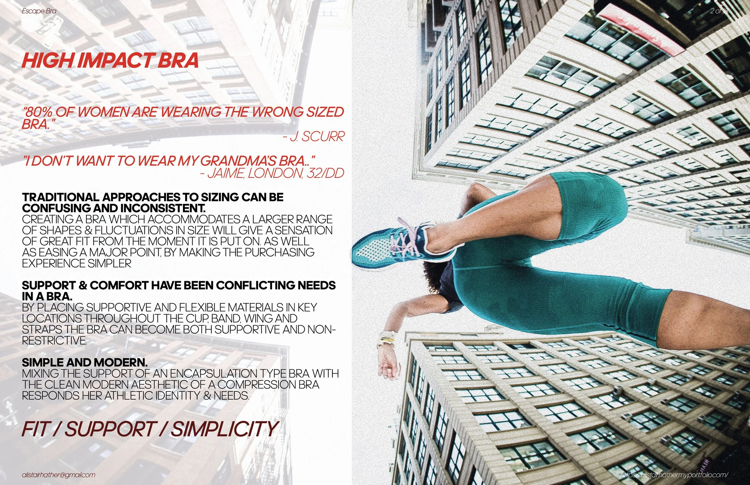 Consumer Profile, Bra, Design Direction, Define the problem