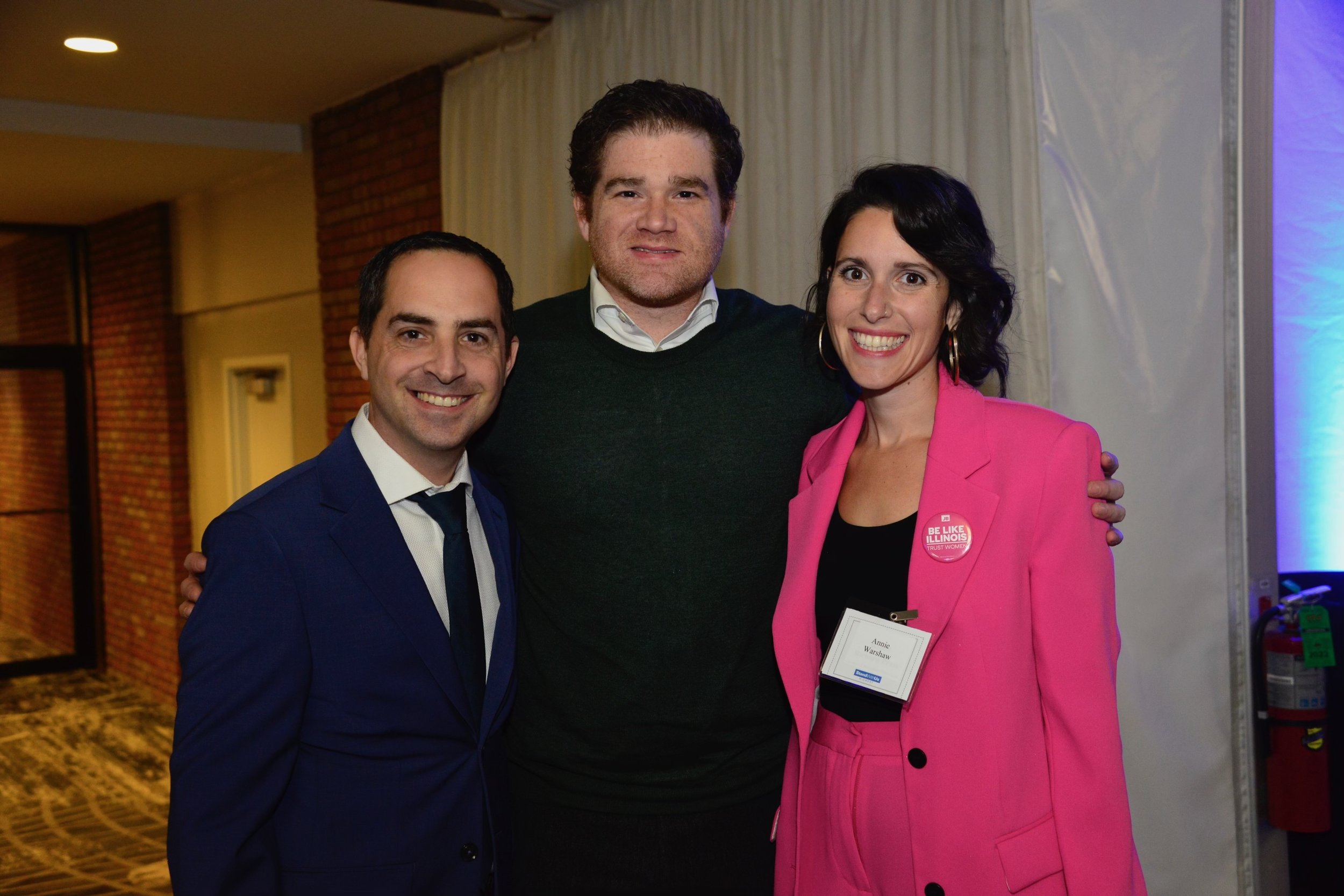 Annie with her husband and JNF Executive Director Assaf Grumberg