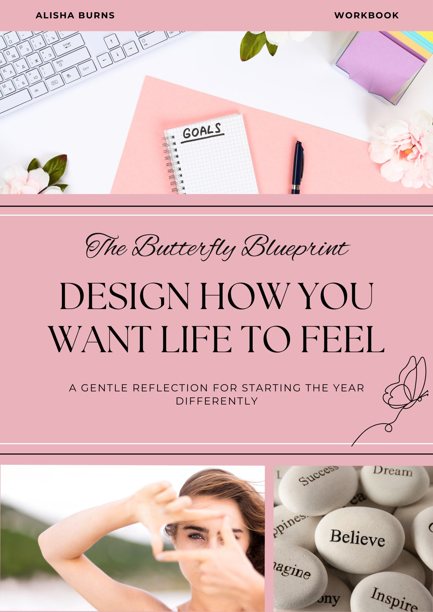 Workbook to help women create heart led goals for their life