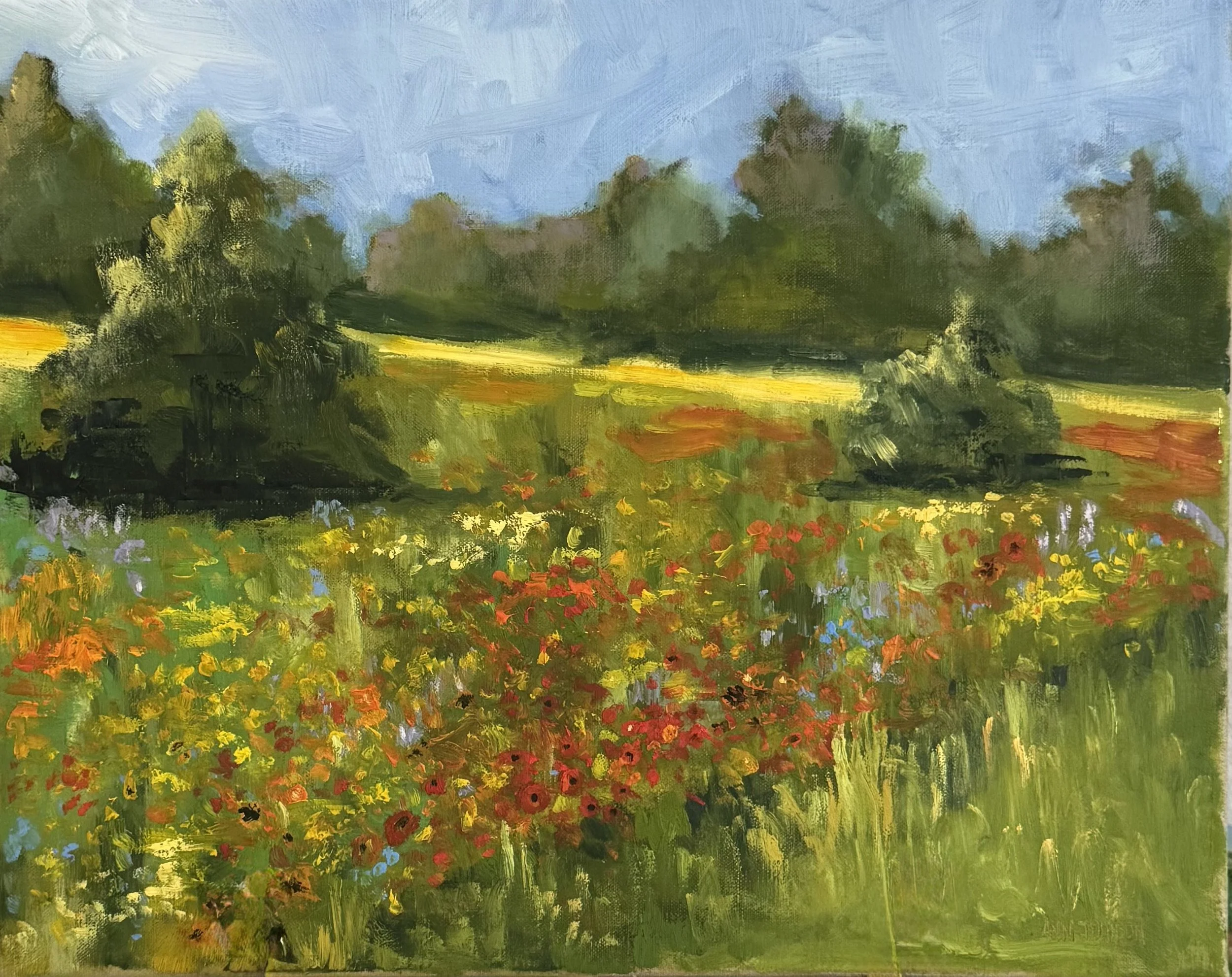 At the Meadow's Edge
Oil on Linen
16" x 20"
$700