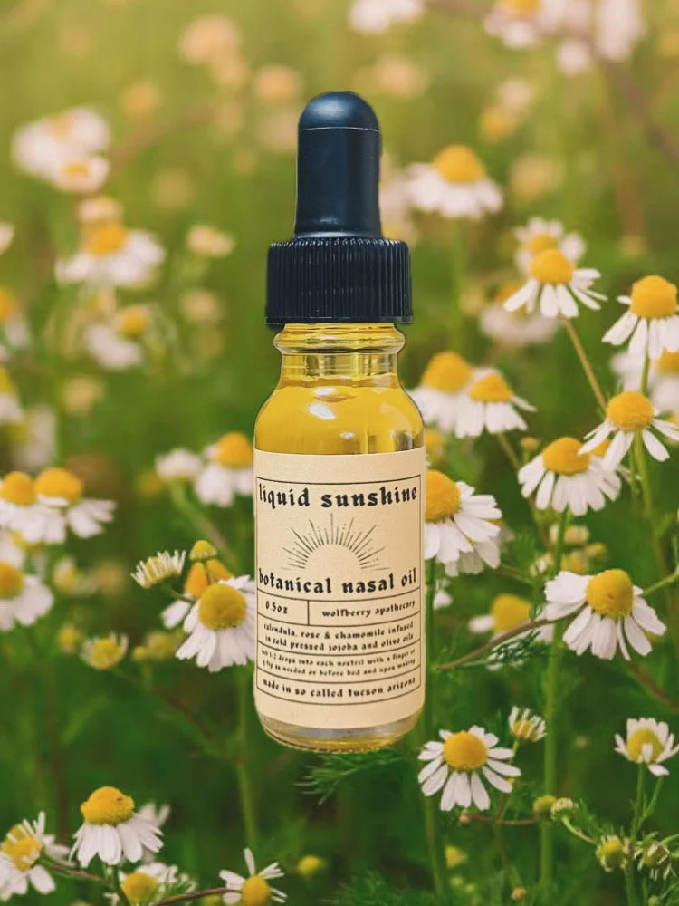 Liquid sunshine nasal oil