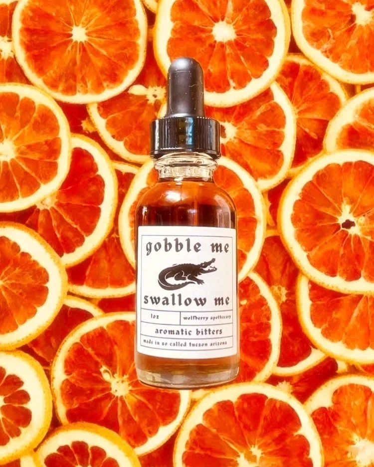 Gobble me, swallow me herbal bitters