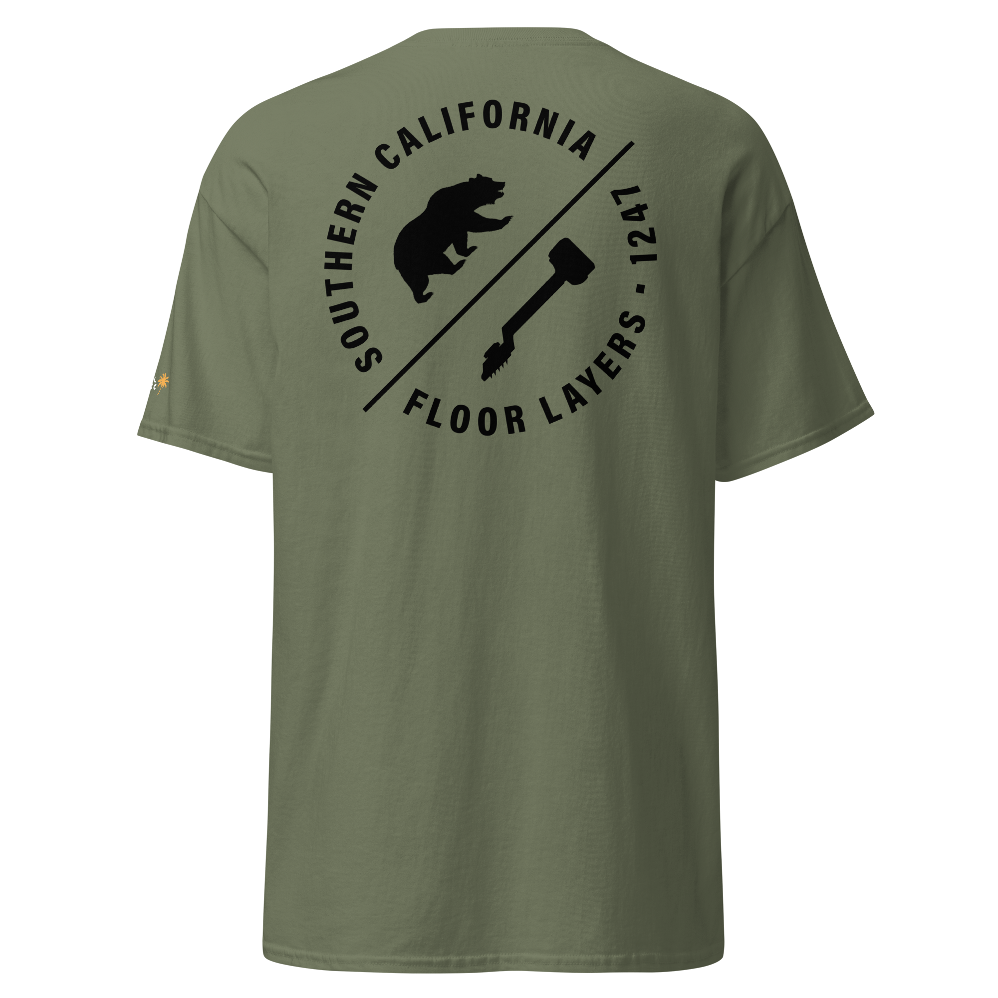 unisex-classic-tee-military-green-back-69cfdf0e989b6.png