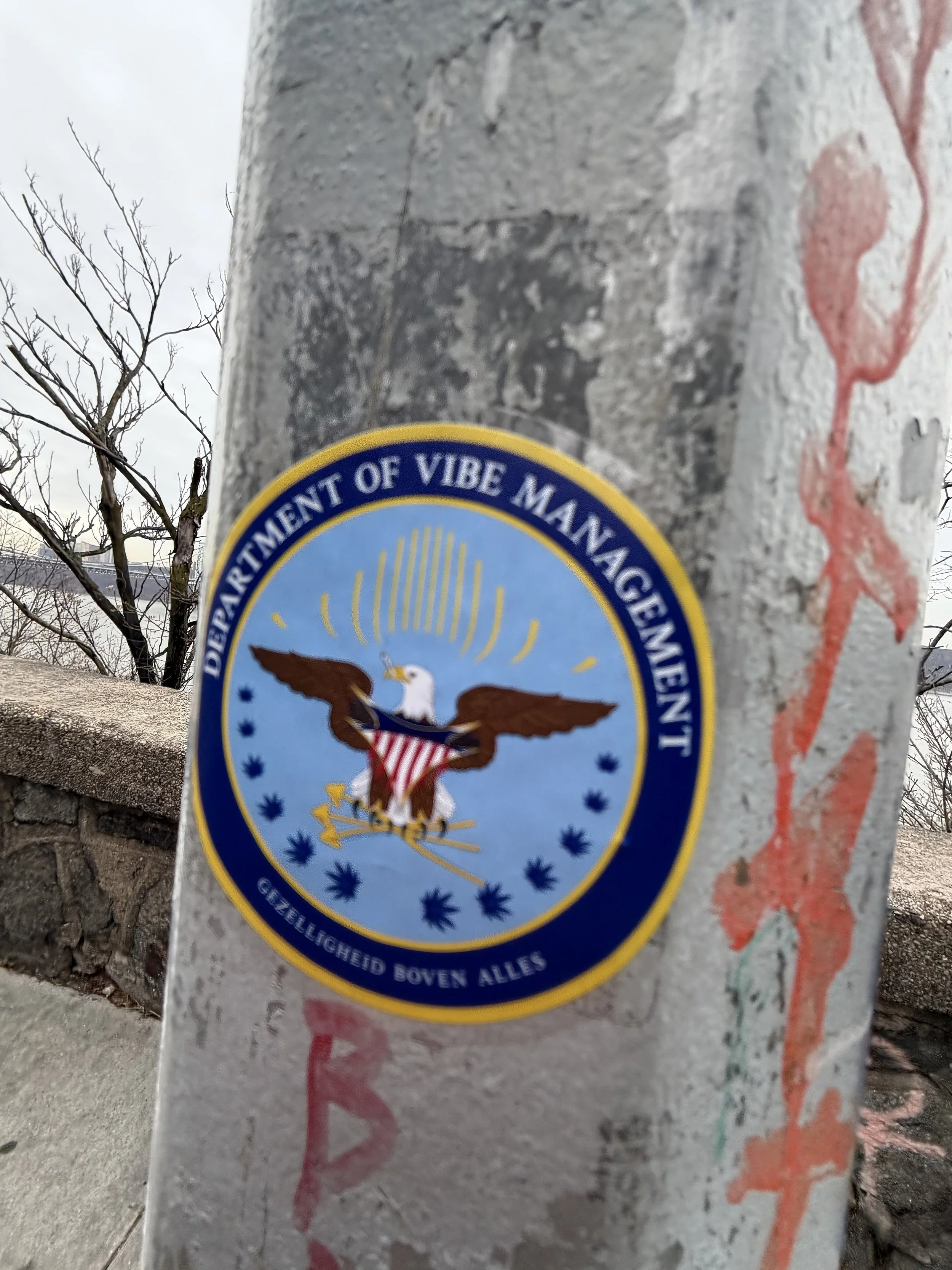 Standard Issue DVM Seal Sticker (Dutch)