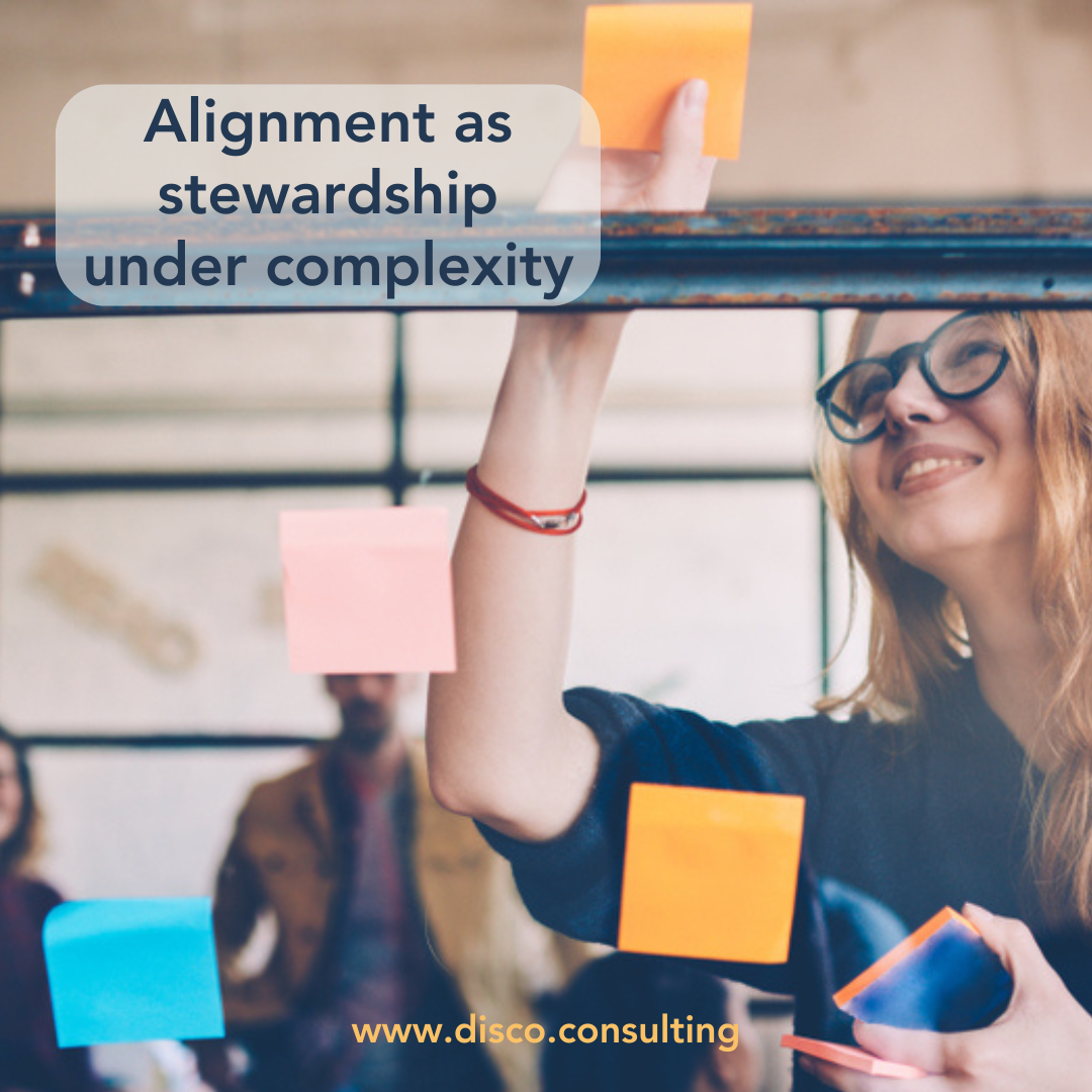 Alignment as stewardship under complexity