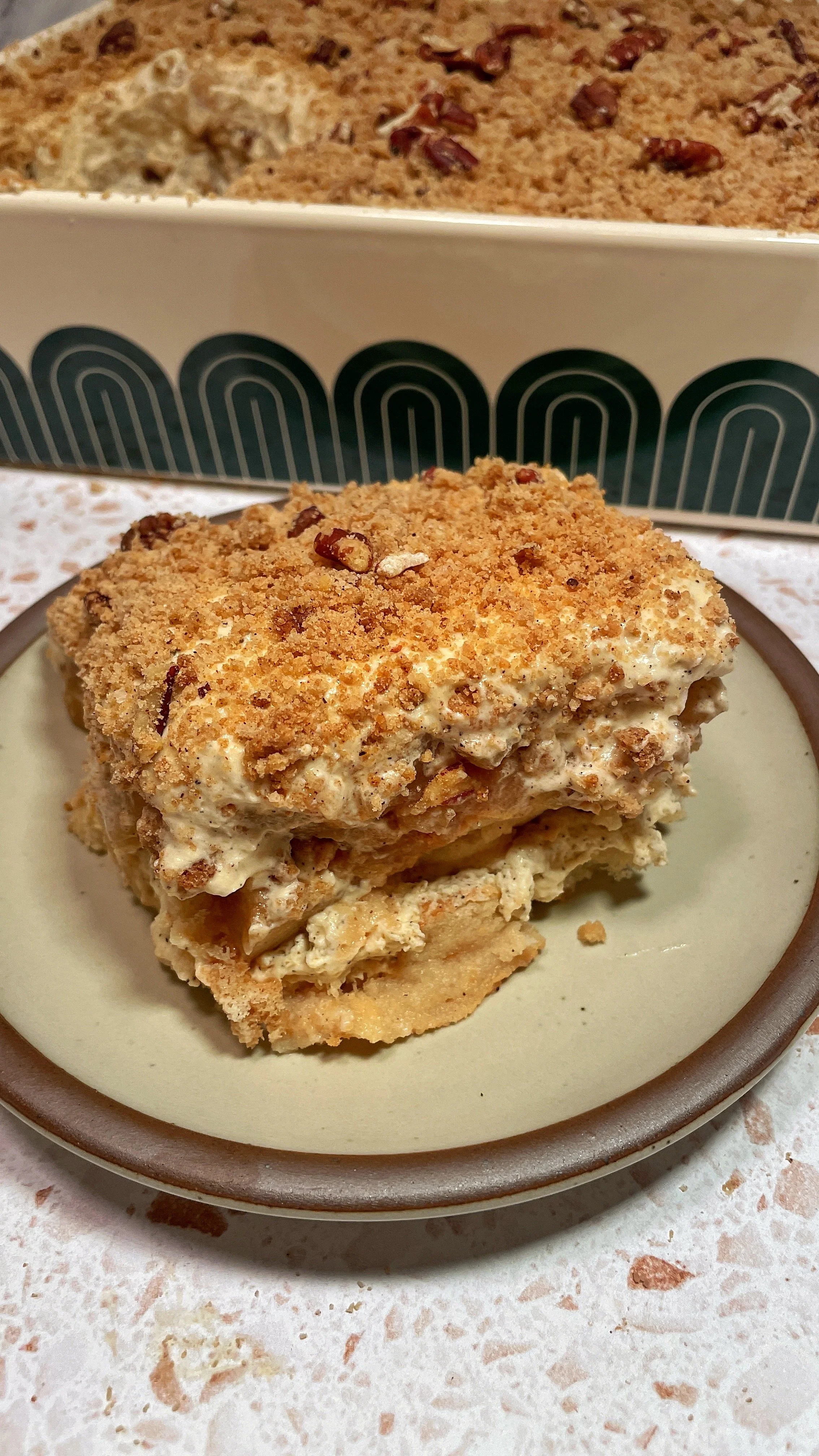 earl grey apple tiramisu