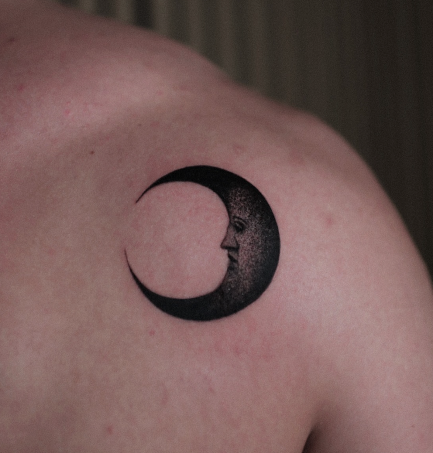 Cymatic tattoo design created from sound frequency pattern, San Francisco