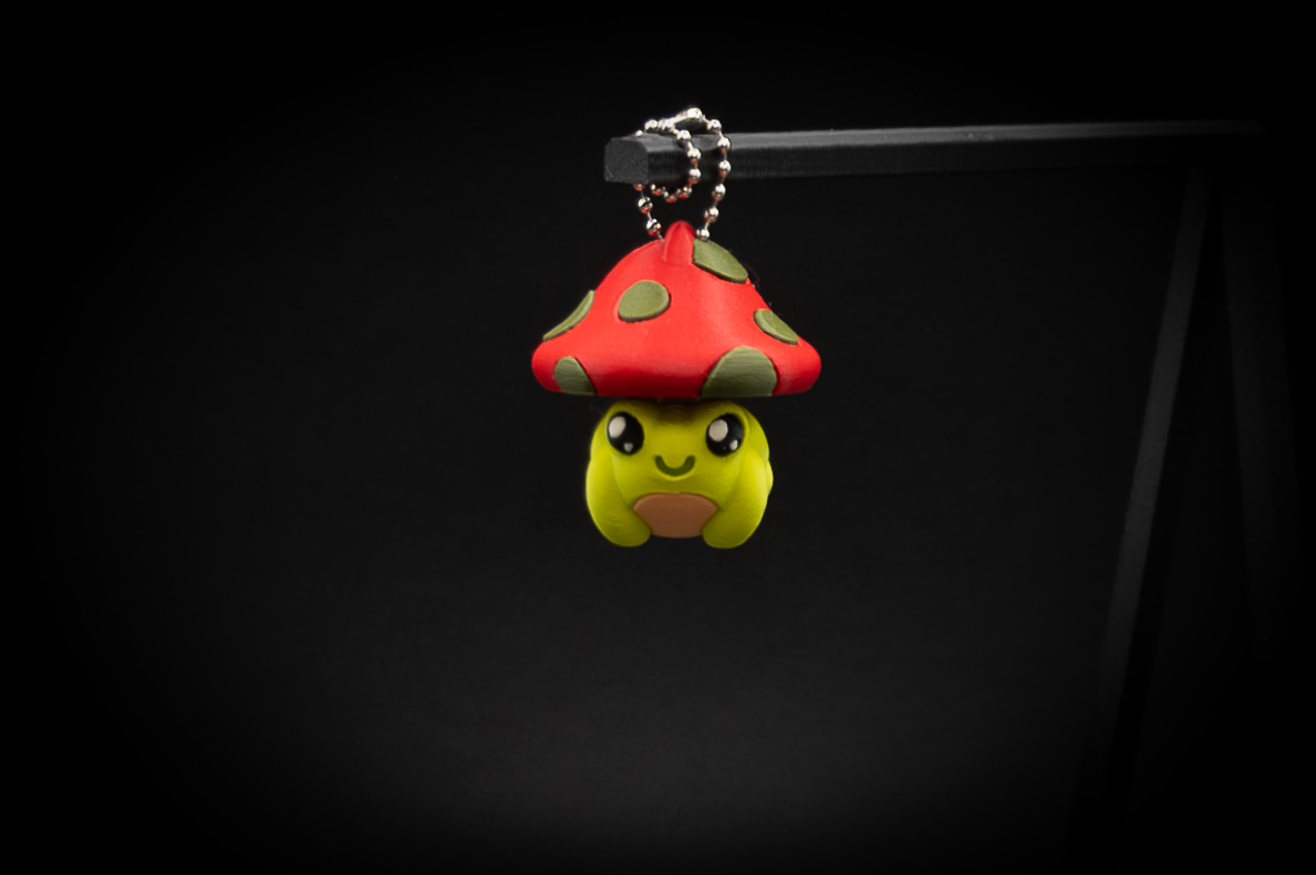 Frog Mushroom Clicker Zipper Pull (1 of 4).png