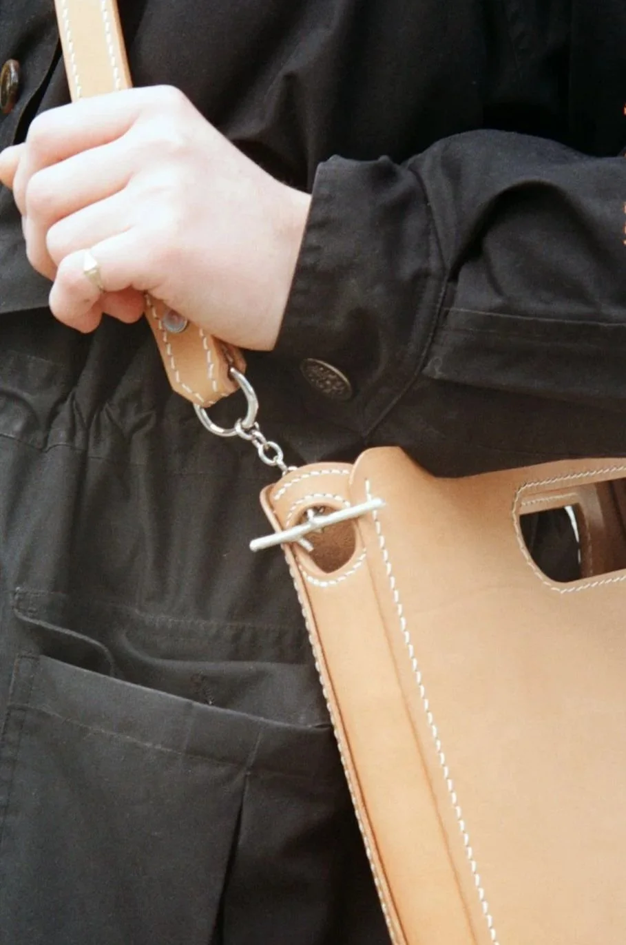 Sterling Silver Twig Bag