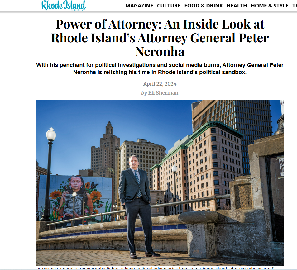 Rhode Island Monthly: Power of Attorney