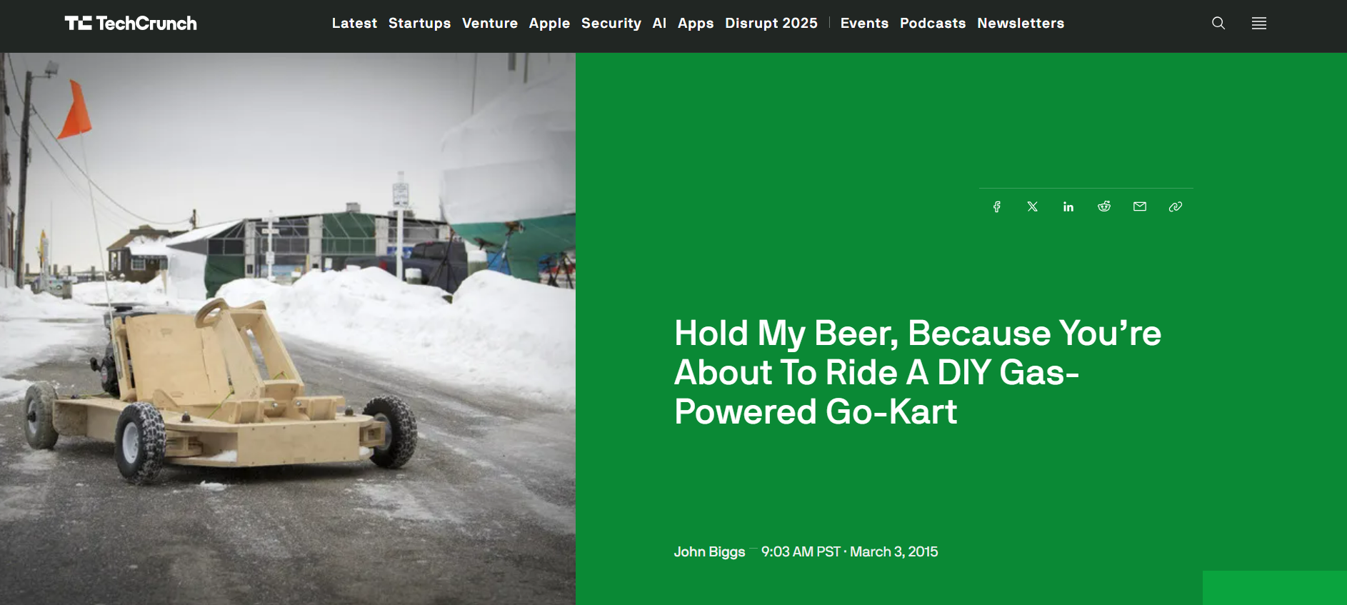 TechCrunch: Flatworks Go-Kart