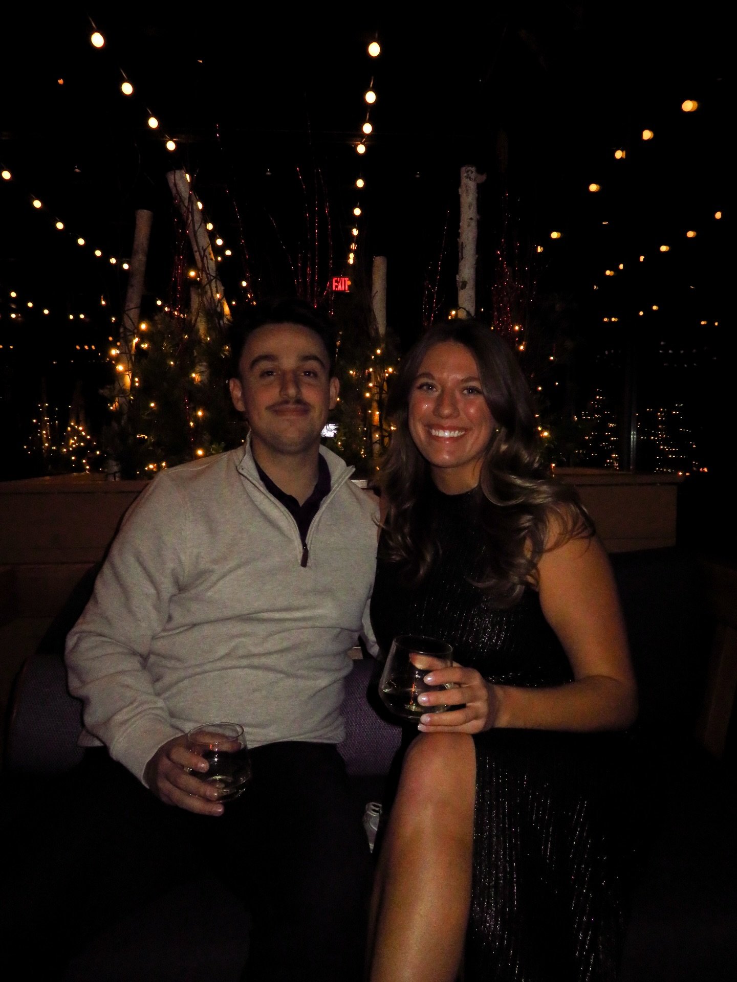 The ultimate date night = @journeymanhotel with both of my boys + @outsiderrooftop for bubbles + @trerivalirestaurant for dinner 🥂🐶