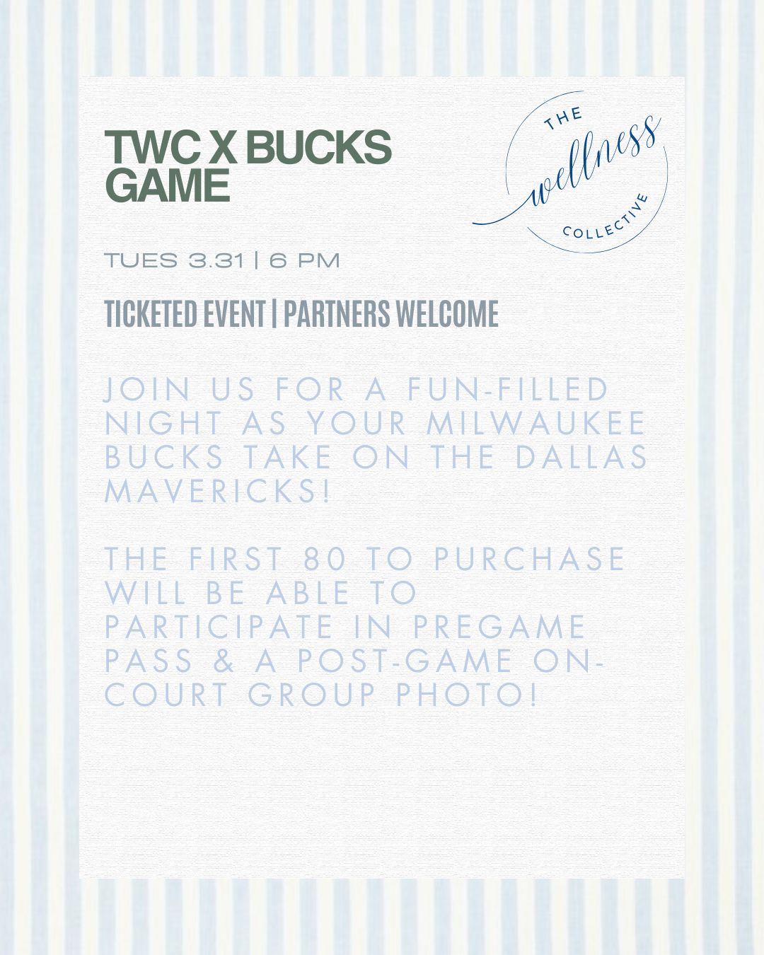 Bucks Game + On-Court Experience