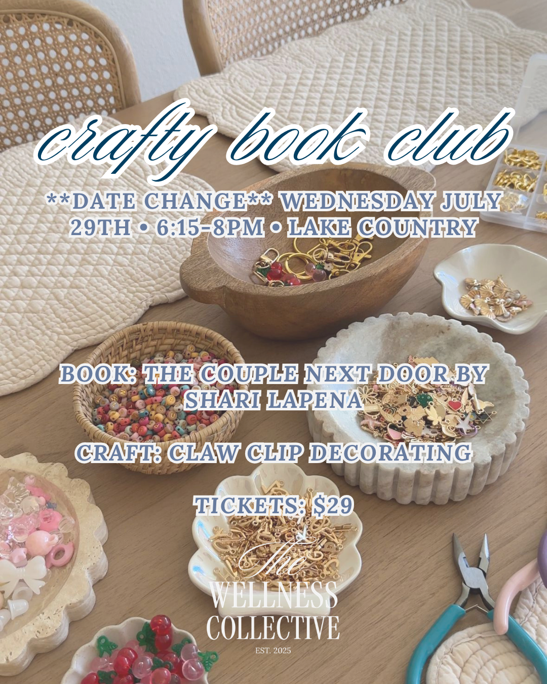 Crafty Book Club Wednesday 7/29