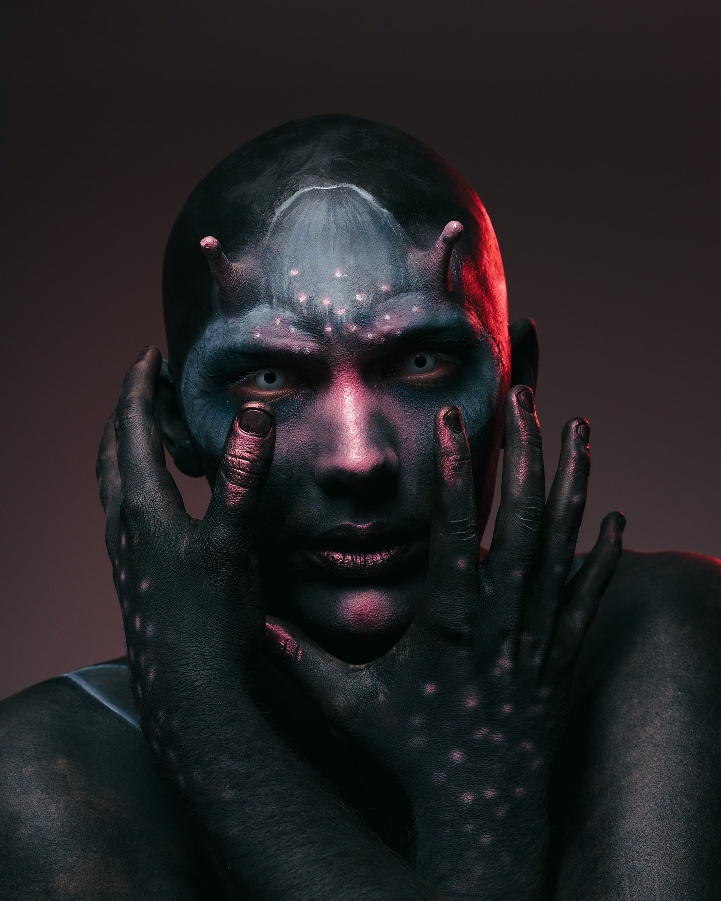 Dark Orchid 🌸

Thank you so much to this amazing team for helping me bring my sleep paralysis demon to life 🫶

Model: @shanedeanofficial 
MUA: @liv.artistry 
Assistant MUA: @axel.mua.nyc 
Photographer: @bare_humanity