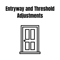Small changes to thresholds and entrances can reduce trip hazards and improve accessibility.