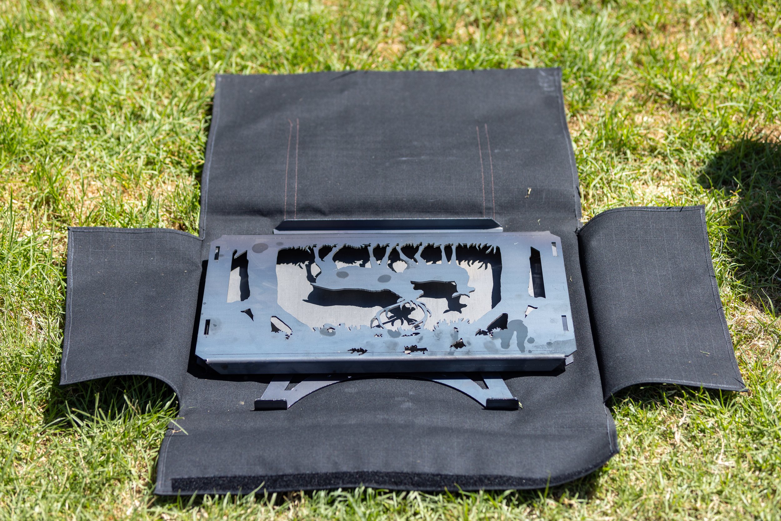 Firepits R Us - Flatpack Firepit - Folded.