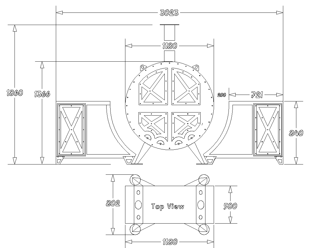 Firepits R Us - Little Buddha Specifications.