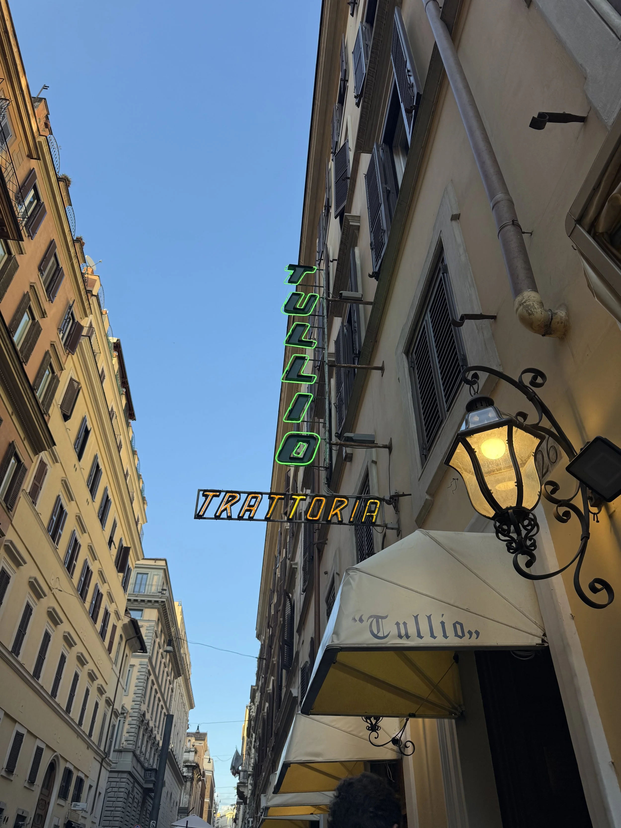 Last meal in Rome