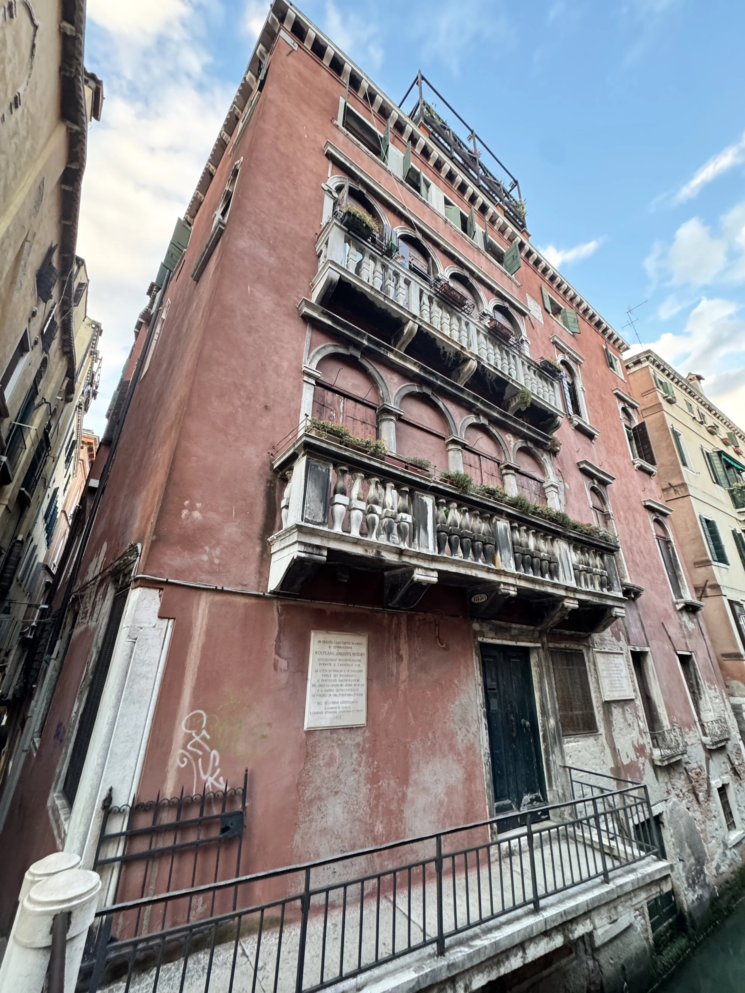Wolfgang Amadeus Mozart's Home - Venice, Italy