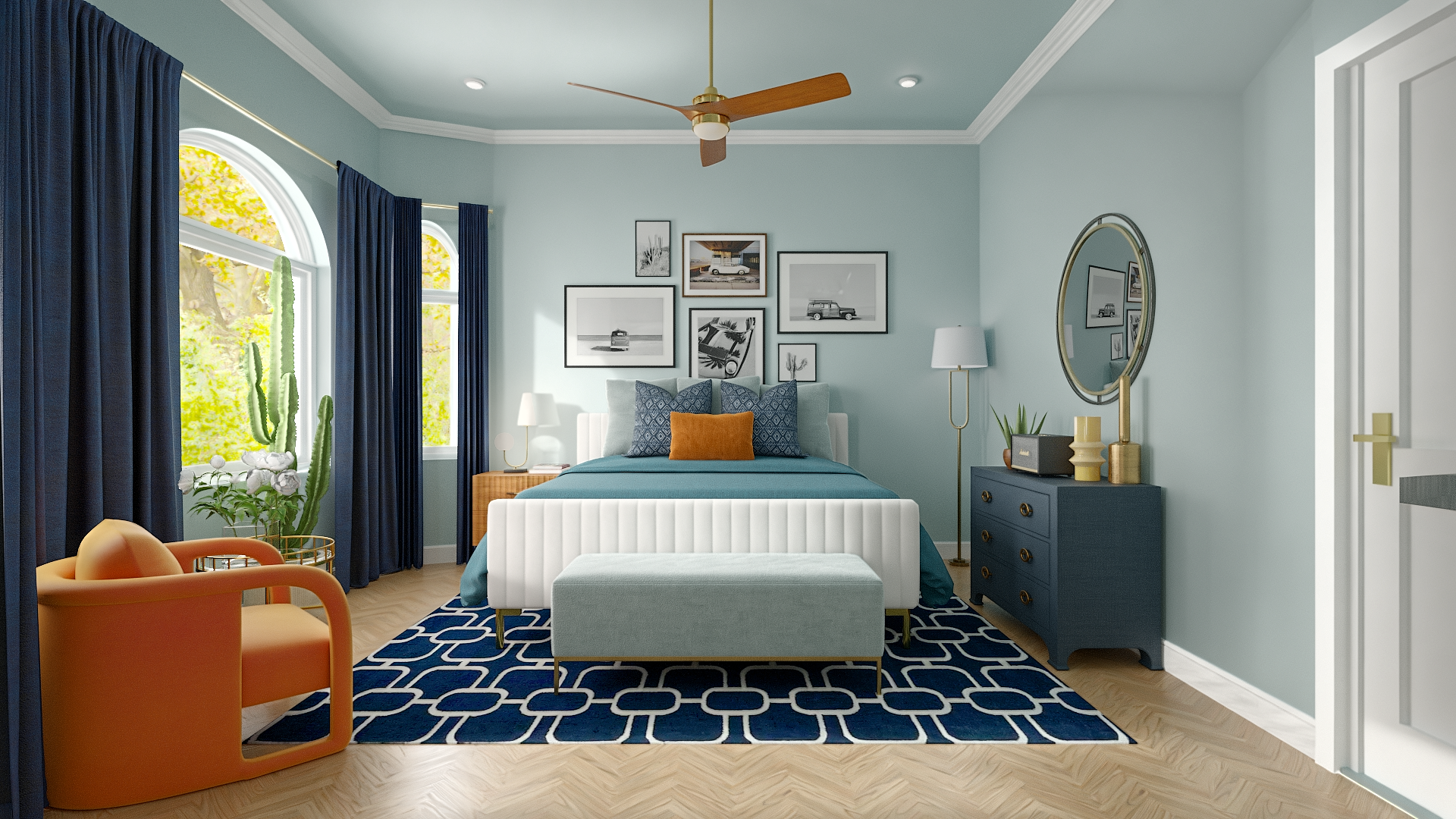 Palm Springs Guest Bedroom