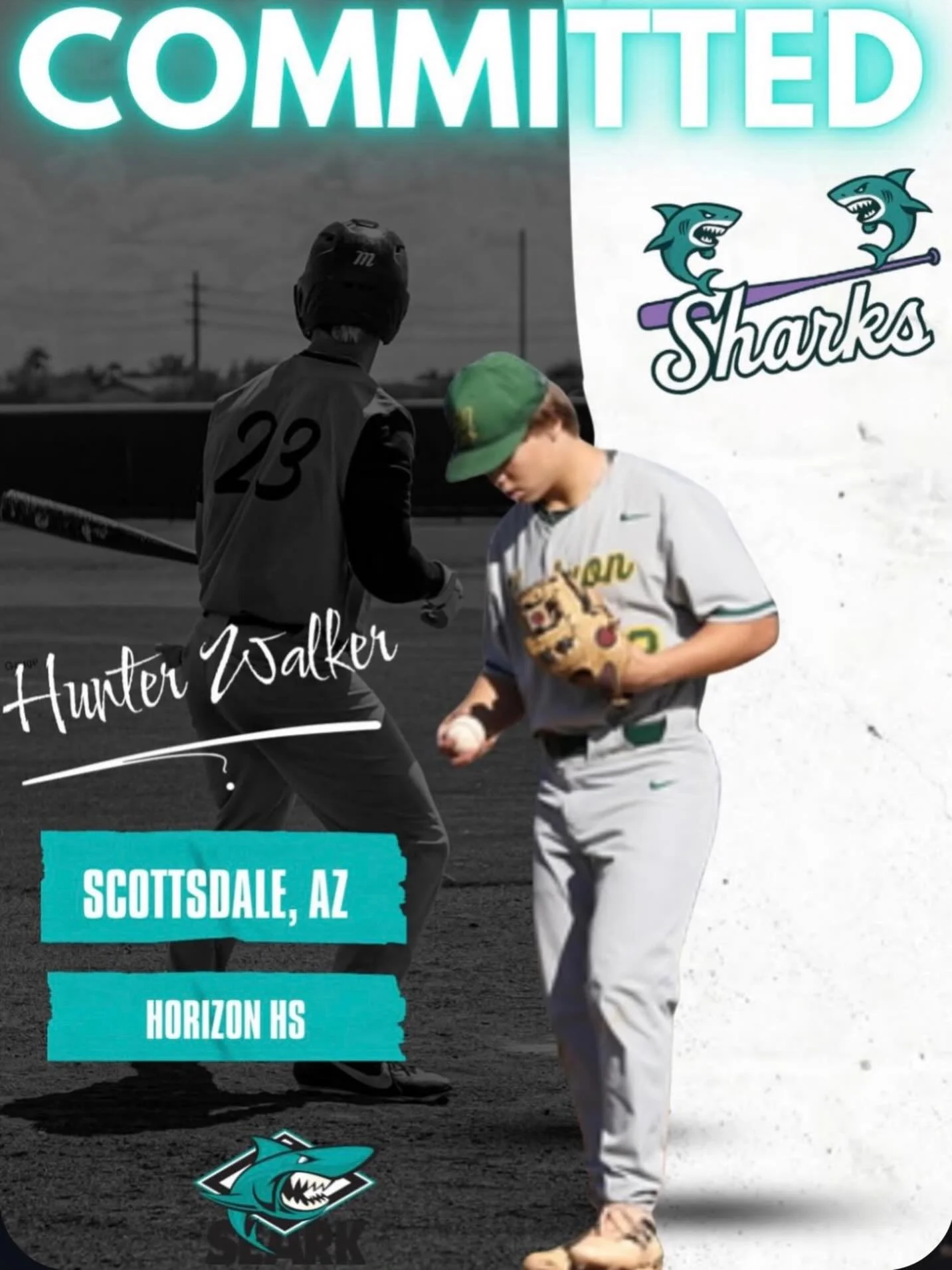 Congratulations @hunter.walkerx on your commitment to Southeast Arkansas @searkbaseball !