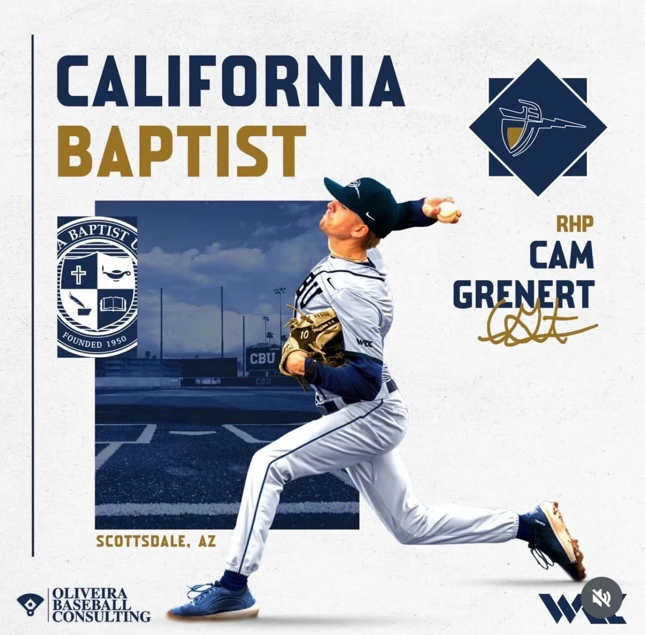 Big congrats from @husky_baseball_  and the entire Husky Nation 💪 for Alum @cam_grenert on his recent signing with @calbaptist &hellip; wishing you all the success as your career continues to evolve! Proud of you! 🔥🔥 finish strong this year at @pi
