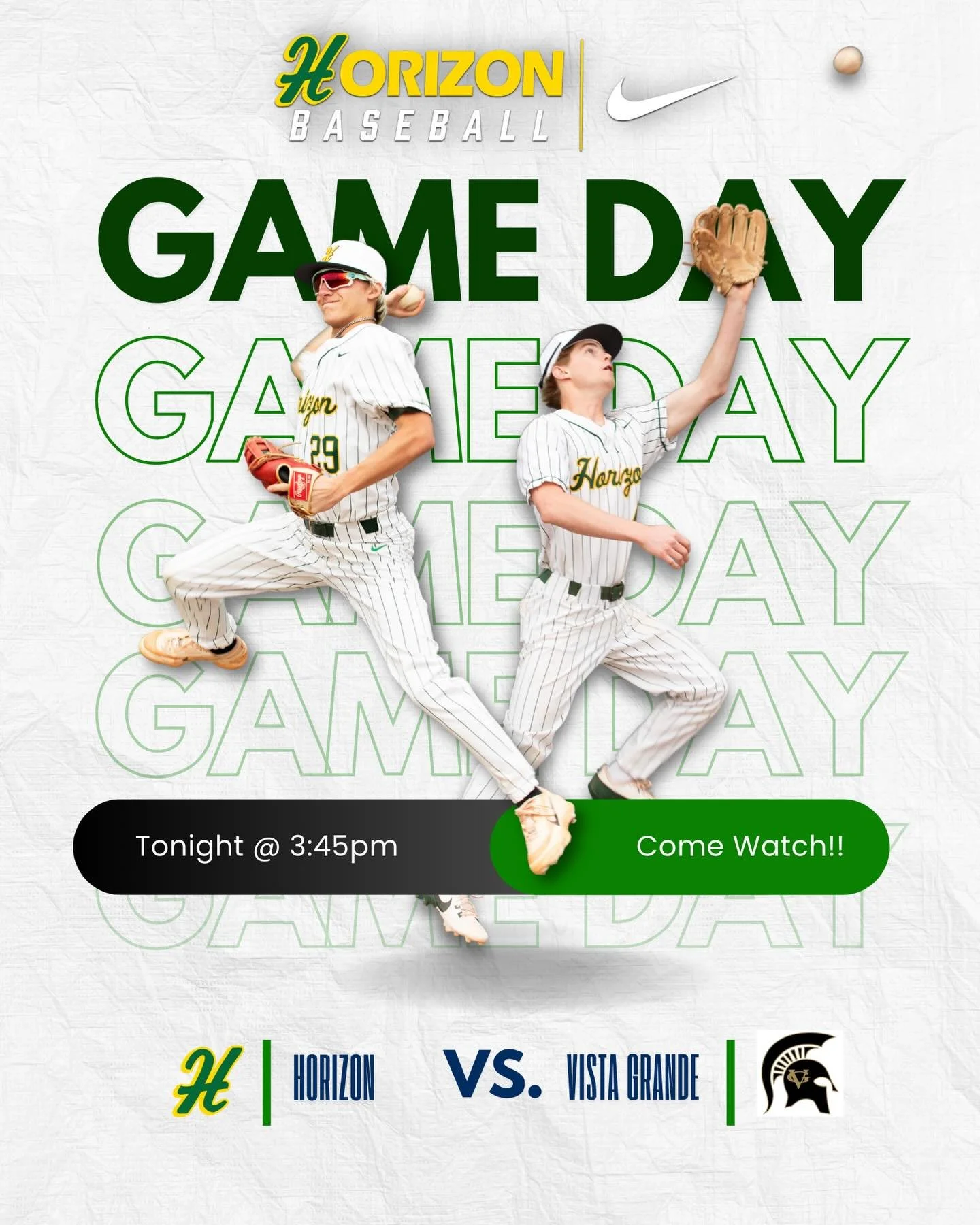 Huskys are back home after a 10 inning back and forth slugfest last night&hellip; join us a Husky Park today as the boys take on Vista Grande @ 3:45pm 💪💥