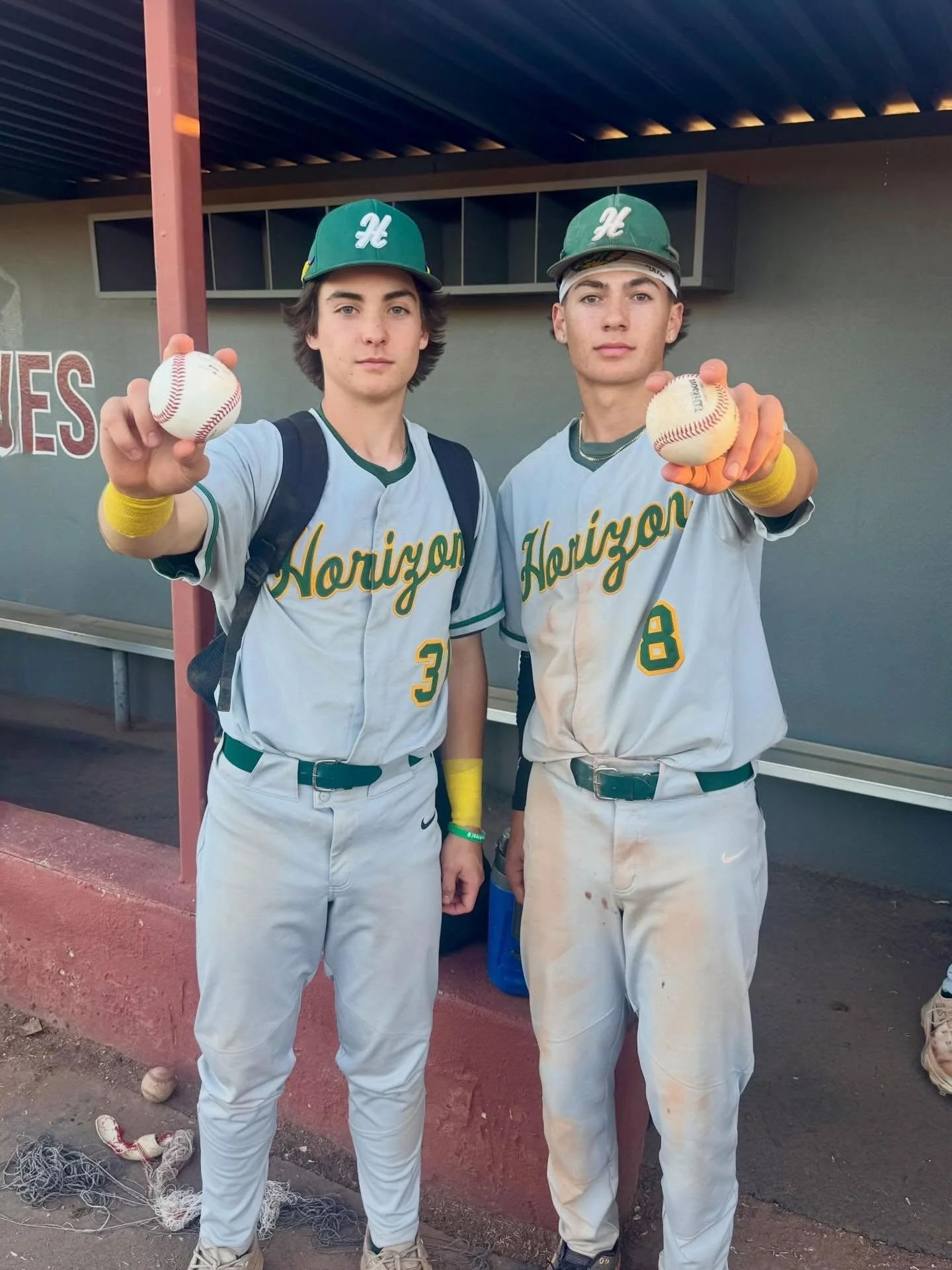 Shout out to The Husky JV Team for a hard fought game today&hellip; Big props to Ben Patton and Bennett Beyer for going yard today vs DM! 💪 great job boys!!