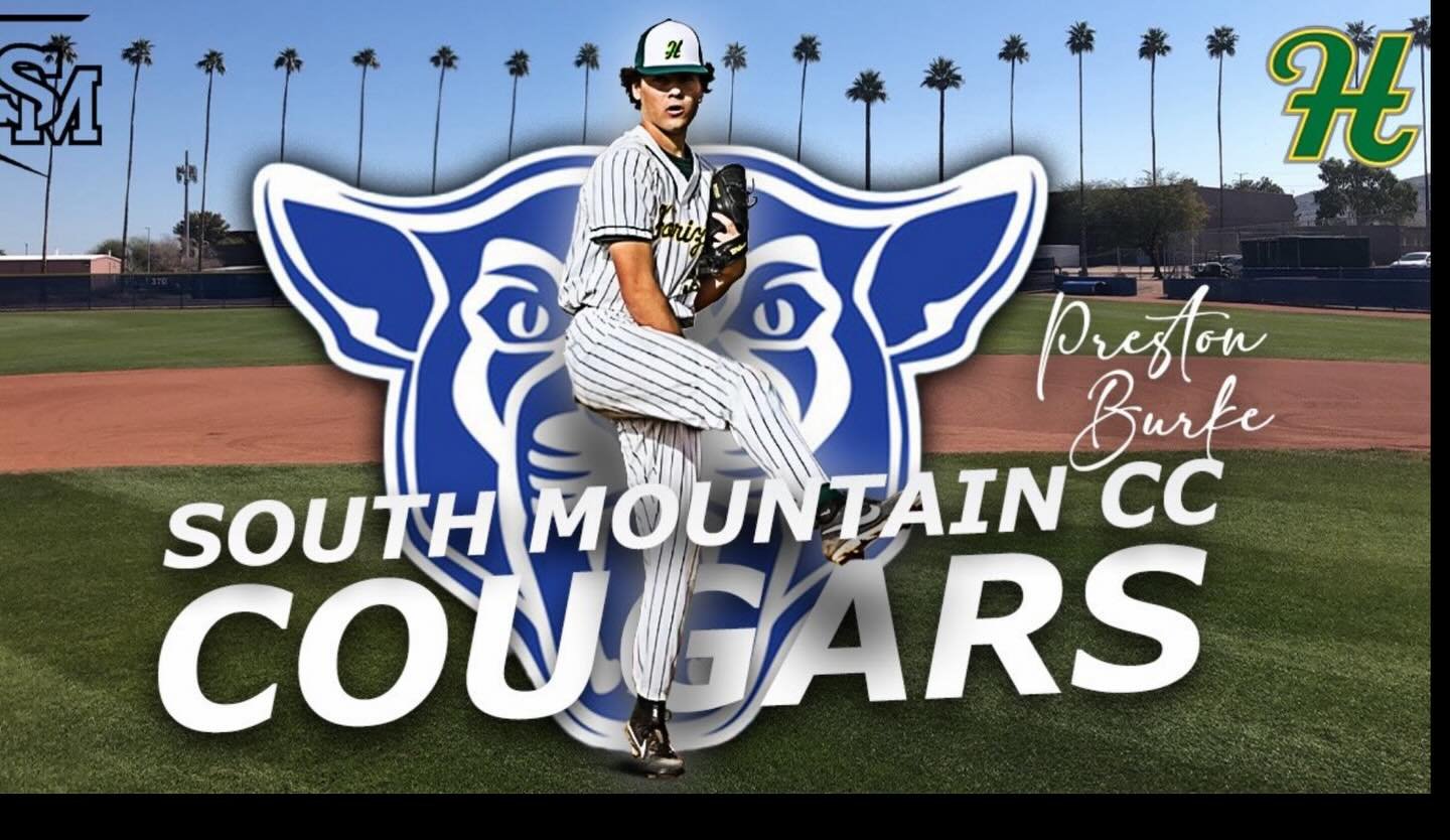 Congrats to Husky Senior Pitcher @preston_burke48 for his commitment to continue his career and play baseball at @somtncougars (South Mtn CC). Husky Nation is proud of you! With Preston&rsquo;s commitment, this marks the sixth (6) member of the Horiz