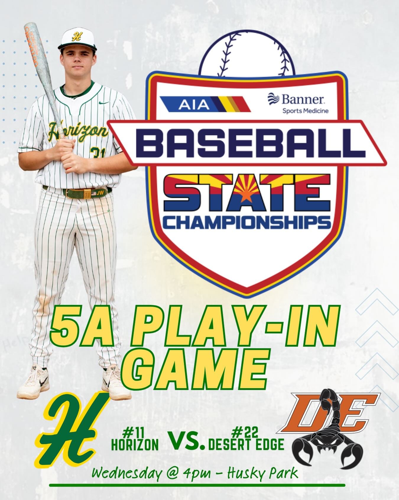 Husky Nation! Time for AIA Playoffs! Boys did an amazing job in the second half of the season, putting them in position to finish with a number # 11 seed&hellip; we will get this things started on Wednesday with the first round play-in game at 4 PM v