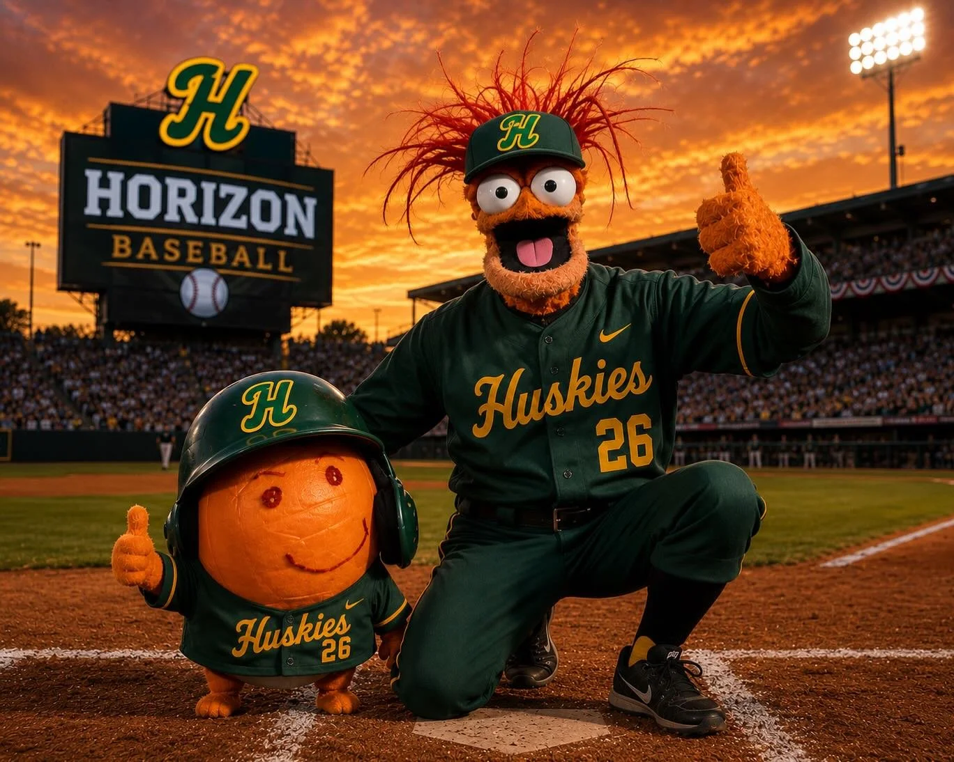 Wilson and Pepe The King Prawn want to wish Husky Nation a Fabulous weekend!