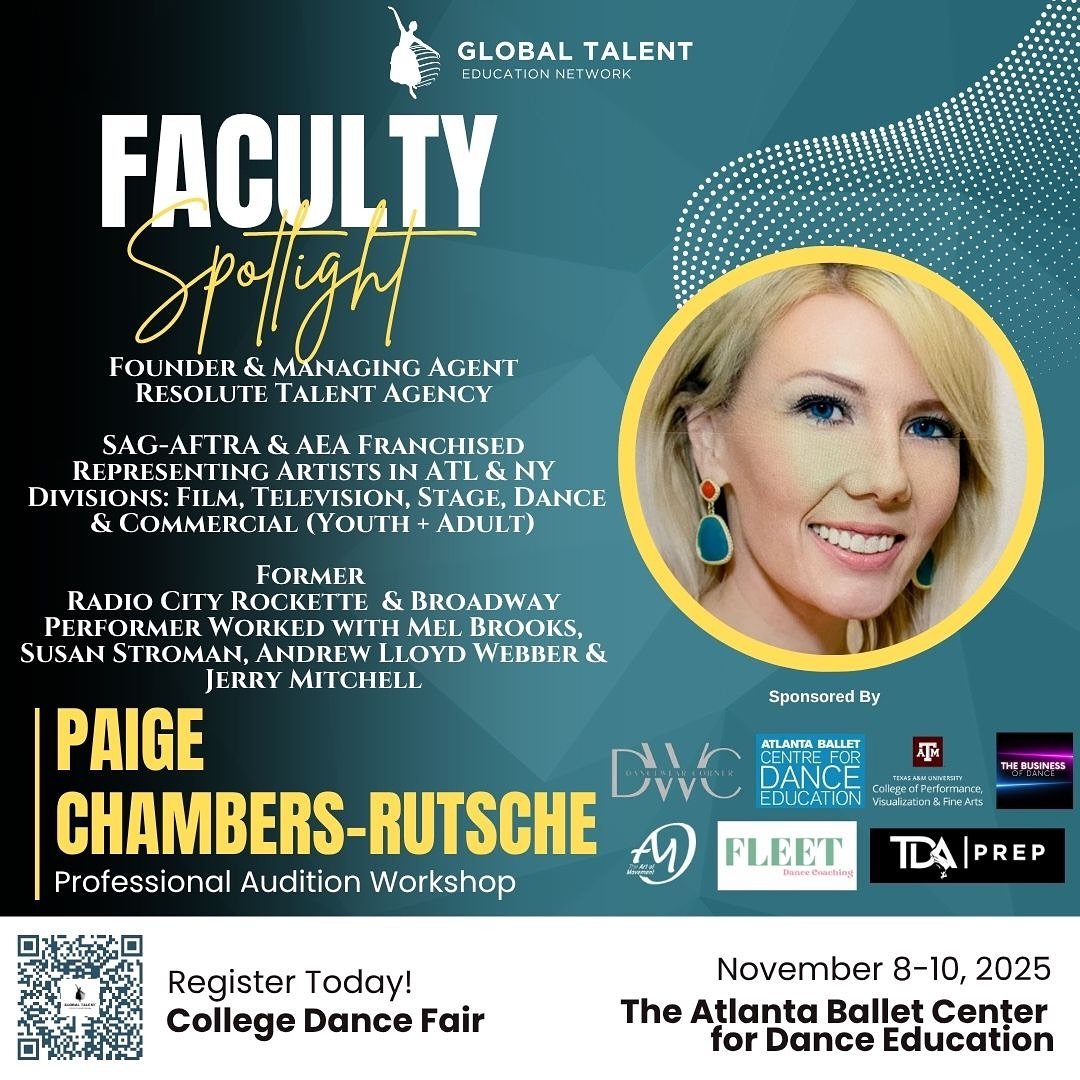 ✨ So incredibly excited to have Paige Chambers Rutsche of Resolute Talent Agency with us!

Founder &amp; Managing Agent of one of the most respected SAG-AFTRA and AEA franchised agencies, Resolute represents artists in Atlanta &amp; New York across F