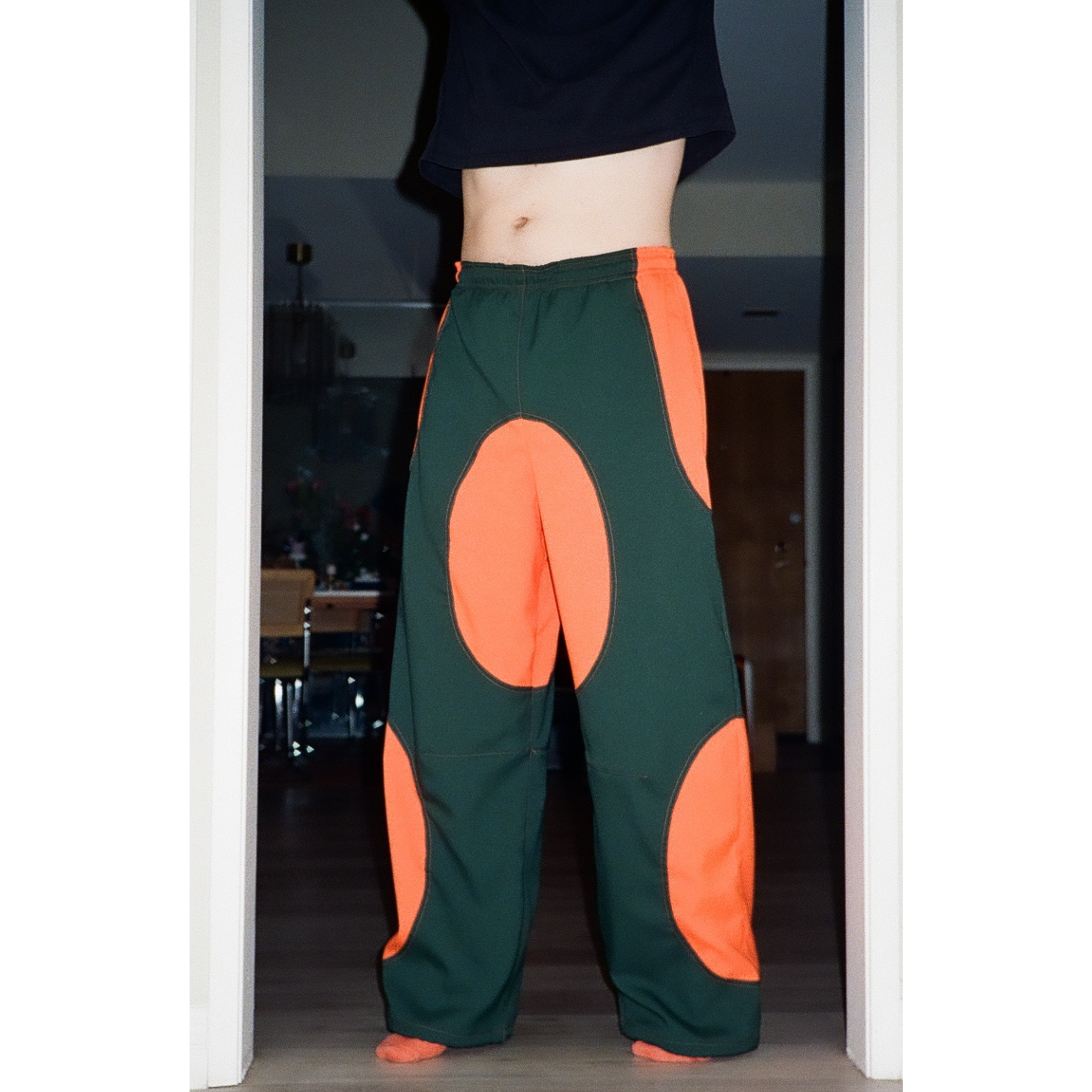 GREEN + ORANGE HOLSTER TROUSER