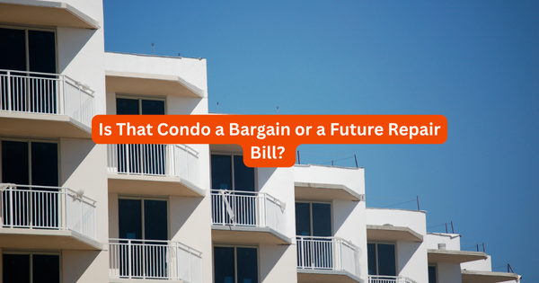 Is That Condo a Bargain or a Future Repair Bill?