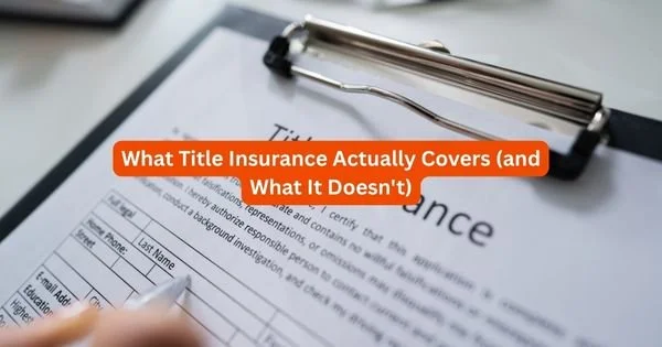 What Title Insurance Actually Covers (and What It Doesn't)