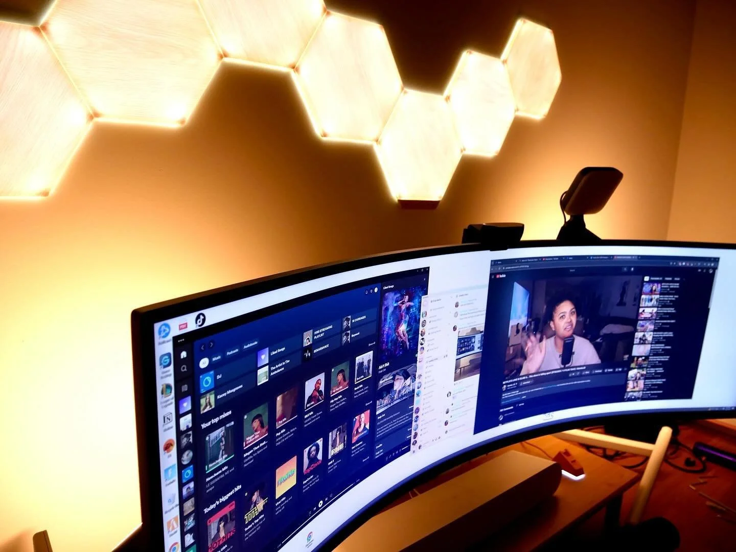 ✅Get big enough apartment to have an office 
✅Get new, fancy software engineer gig
✅Start building the game office of my dreams 
✅Don&rsquo;t edit wires out of pictures

So far my Nanoleaf panels are my favorite thing in my setup. What&rsquo;s yours?