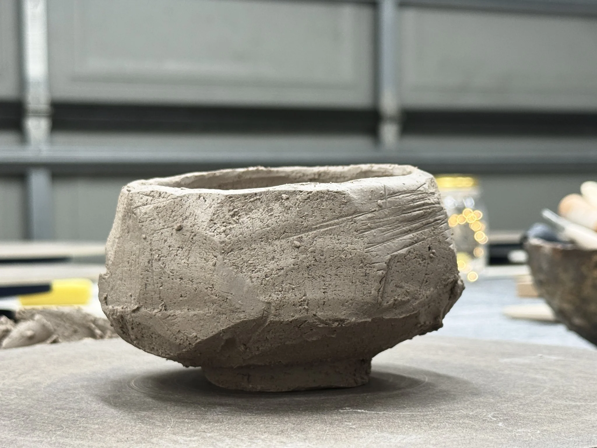 Kurinuki Footed Bowl