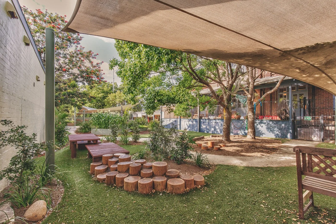 SDN Childcare Centre Newtown - Natural Outdoor Play Space