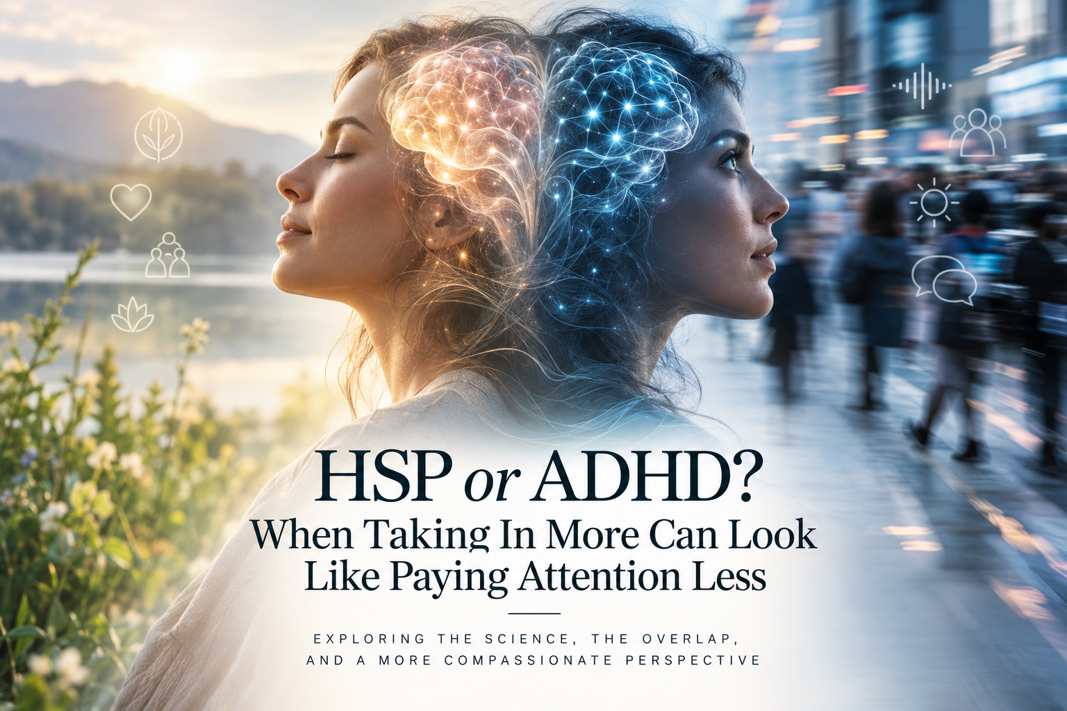 HSP or ADHD? When Taking In More Can Look Like Paying Attention Less