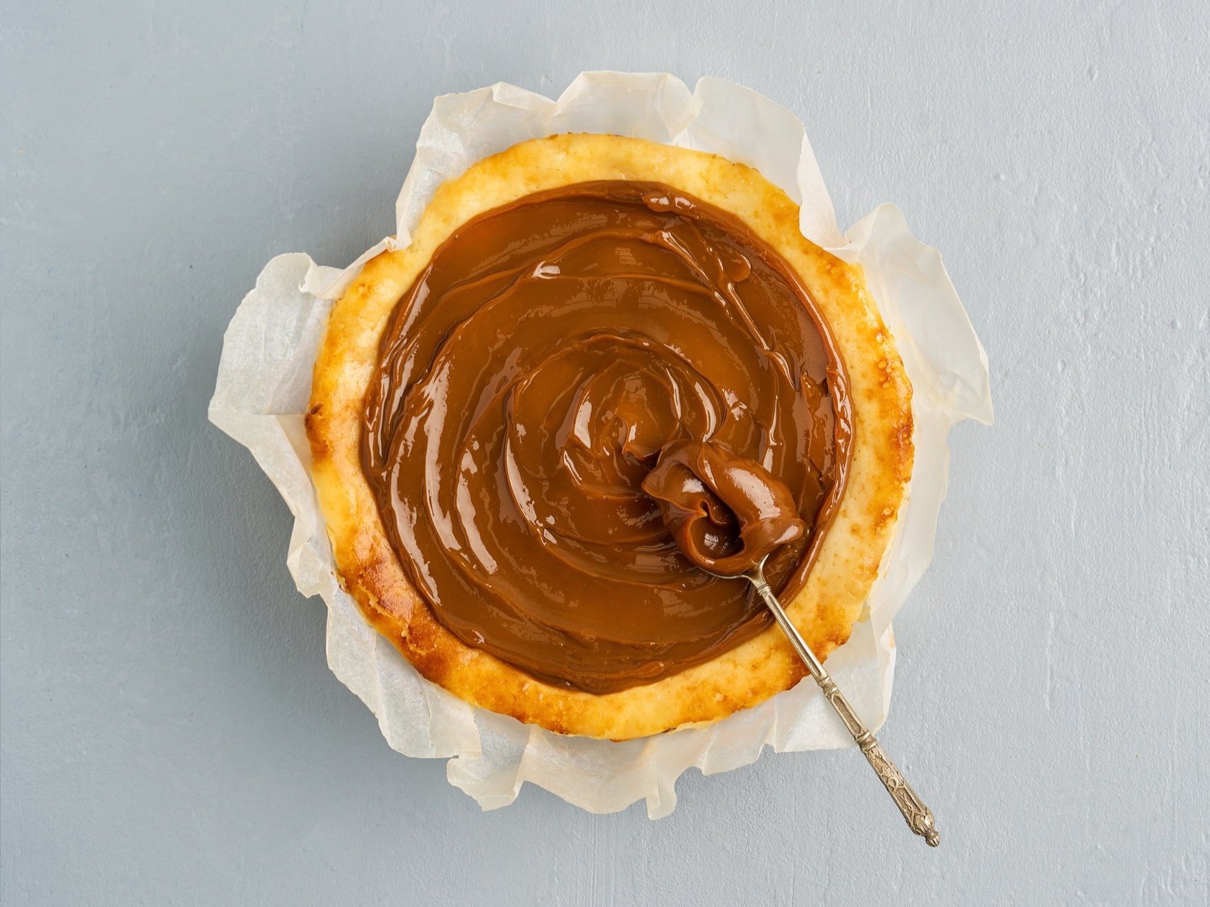 TARTA DE FORMATGE AMB DOLÇ DE LLET