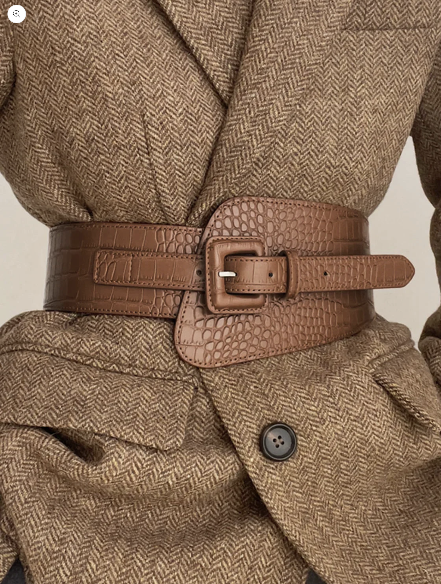Waist Cinching Leather Belt