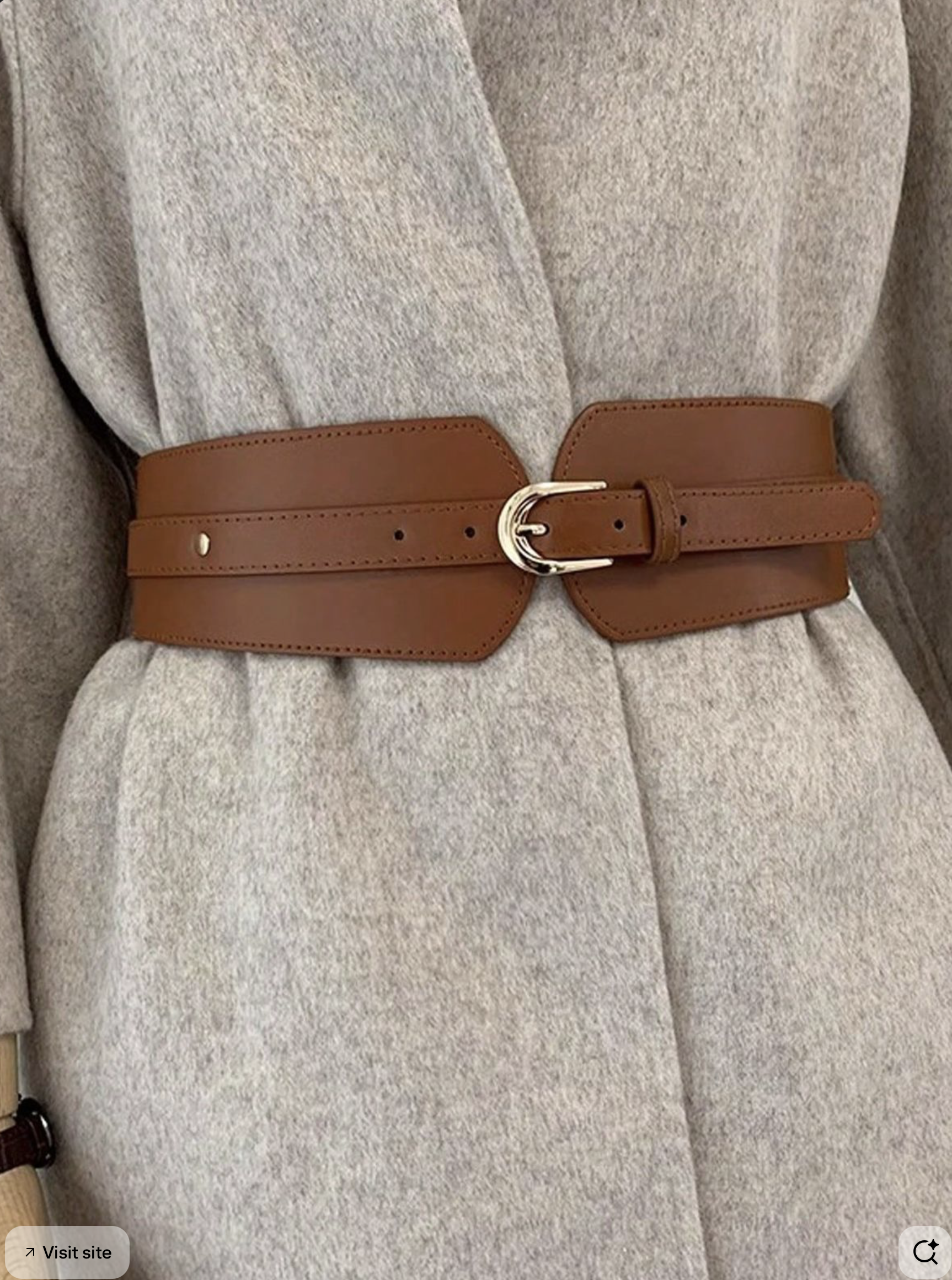 Waist Cinching Leather Belt