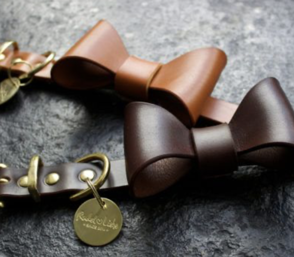 Leather Bowtie Collar