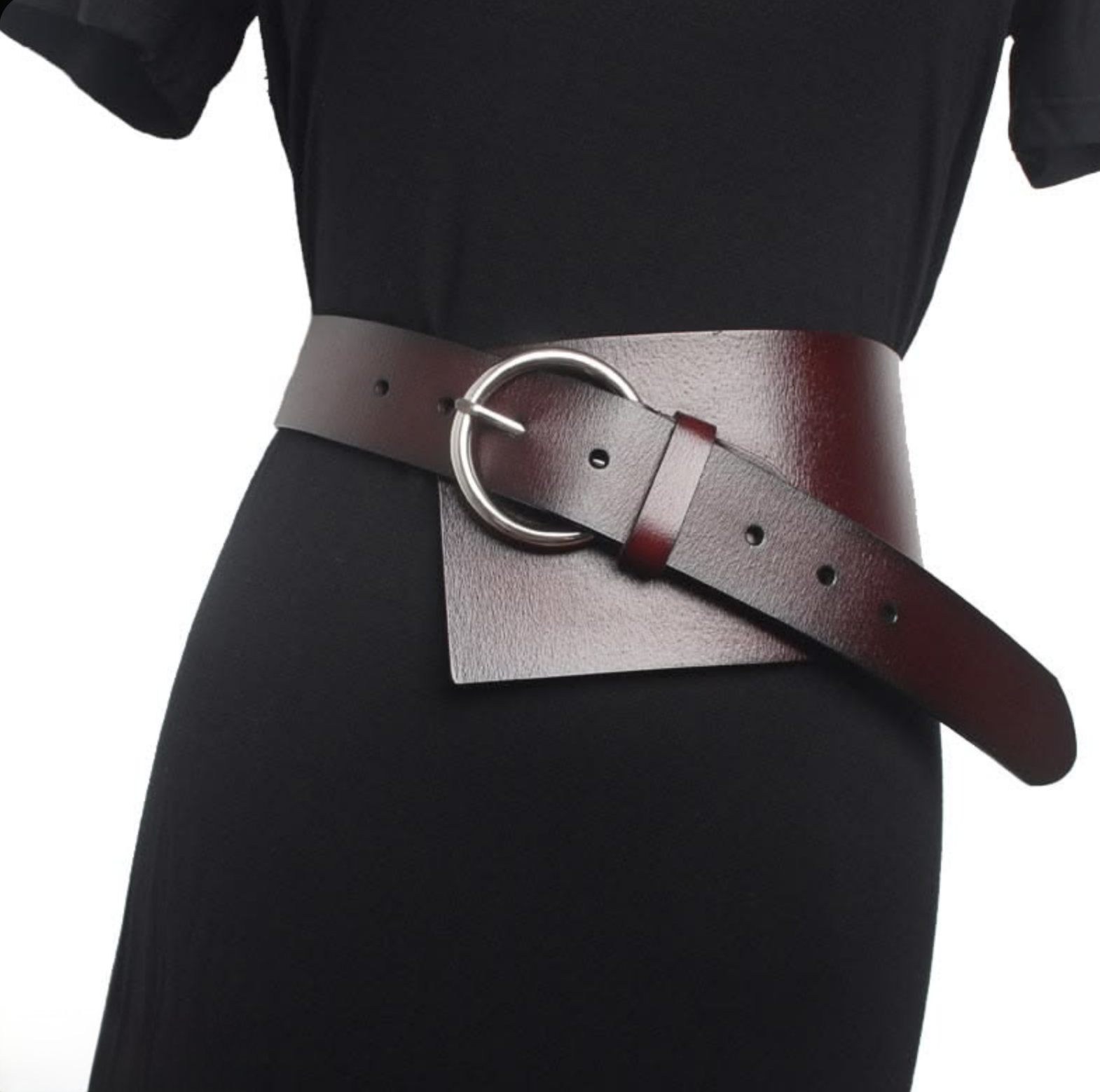 Oversized Leather Belt